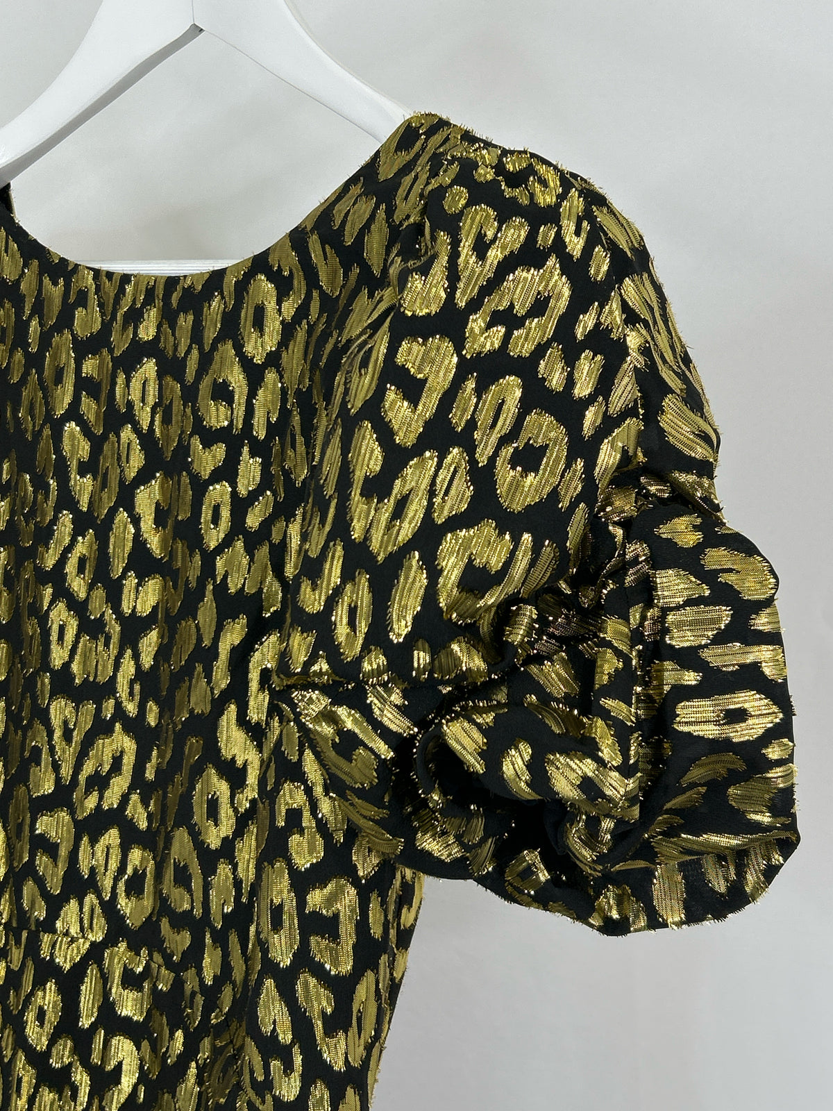 TOPSHOP Size 6 Black & Yellow Women Dress