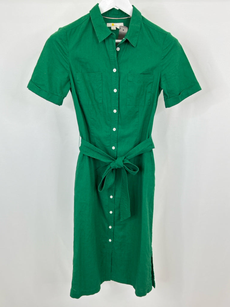 BODEN Size 2R Green Women's Dress
