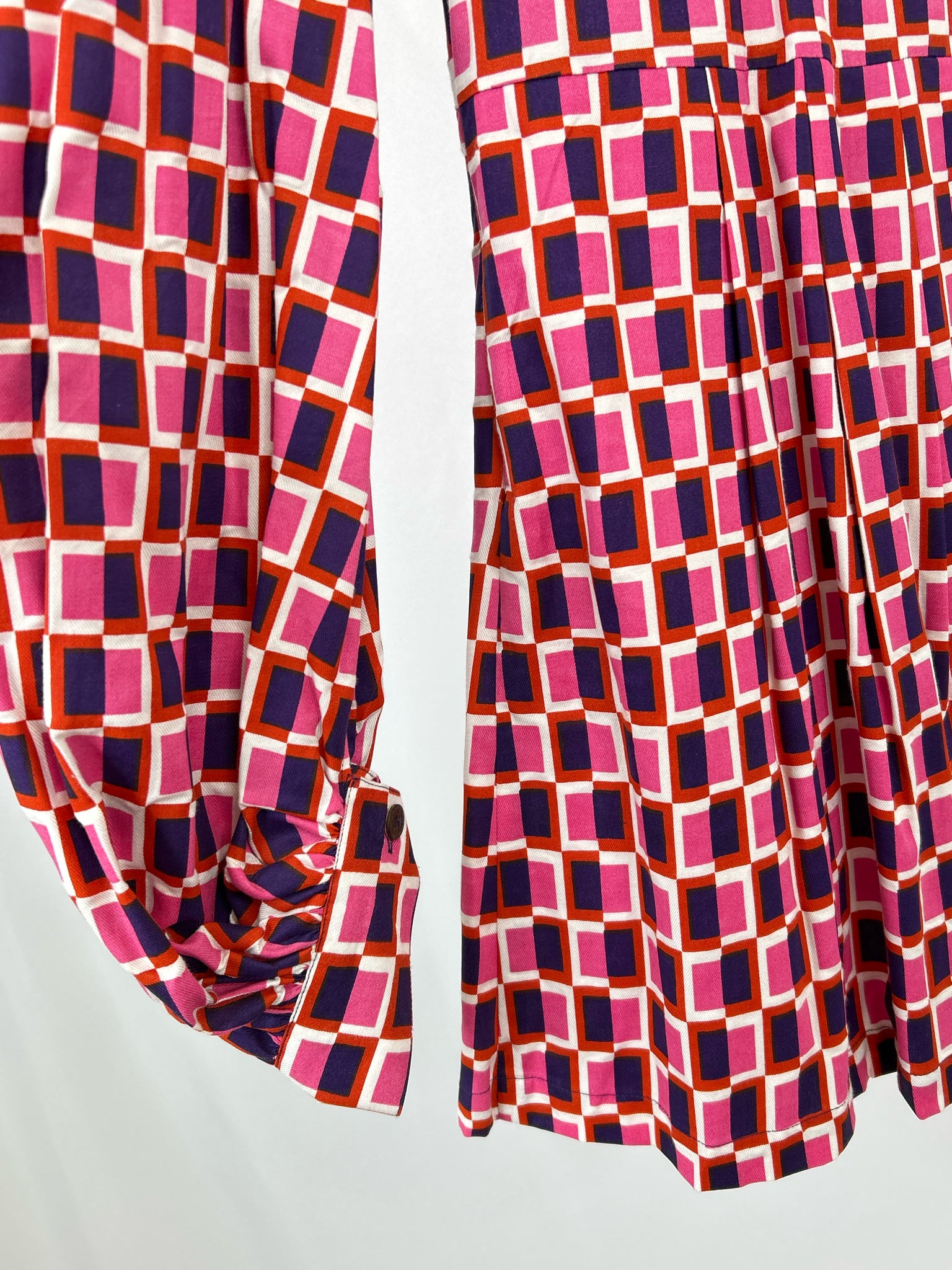 BEYOND BY VERA Size S Pink and Blue Women Dress NWT