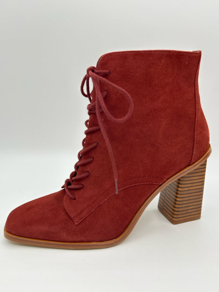 VINCE CAMUTO Women Size 10M Rust  Booties NWOB