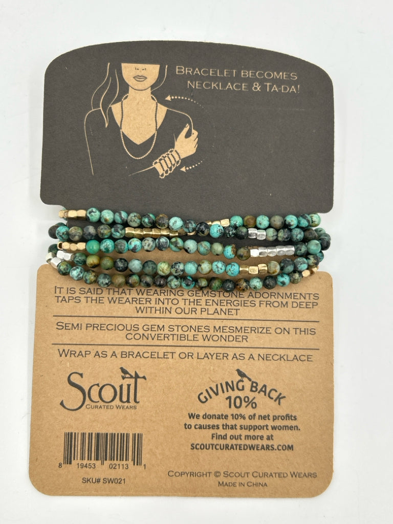 SCOUT CURATED WEARS Women Size One Size Turqouise Bracelet Necklace