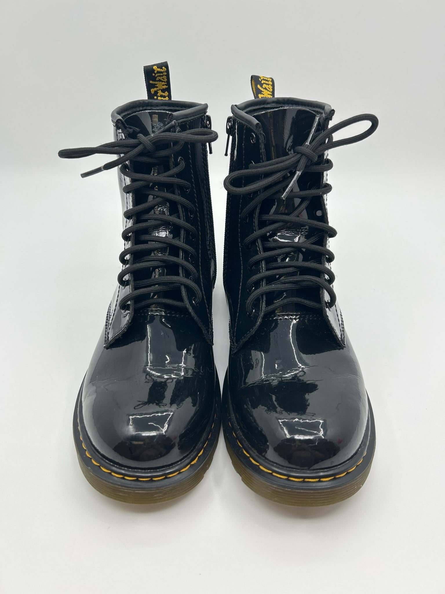 DR. MARTENS Size 7 Black Women Boots