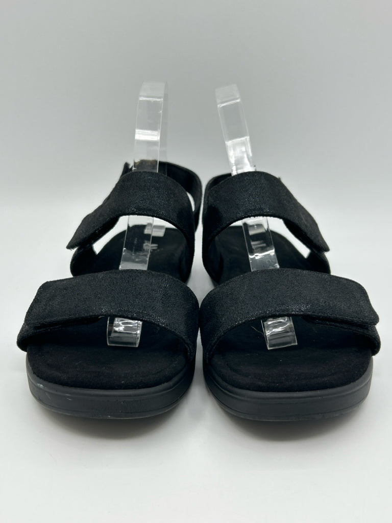 ALEGRIA Size 39/9 Black Women's Sandal