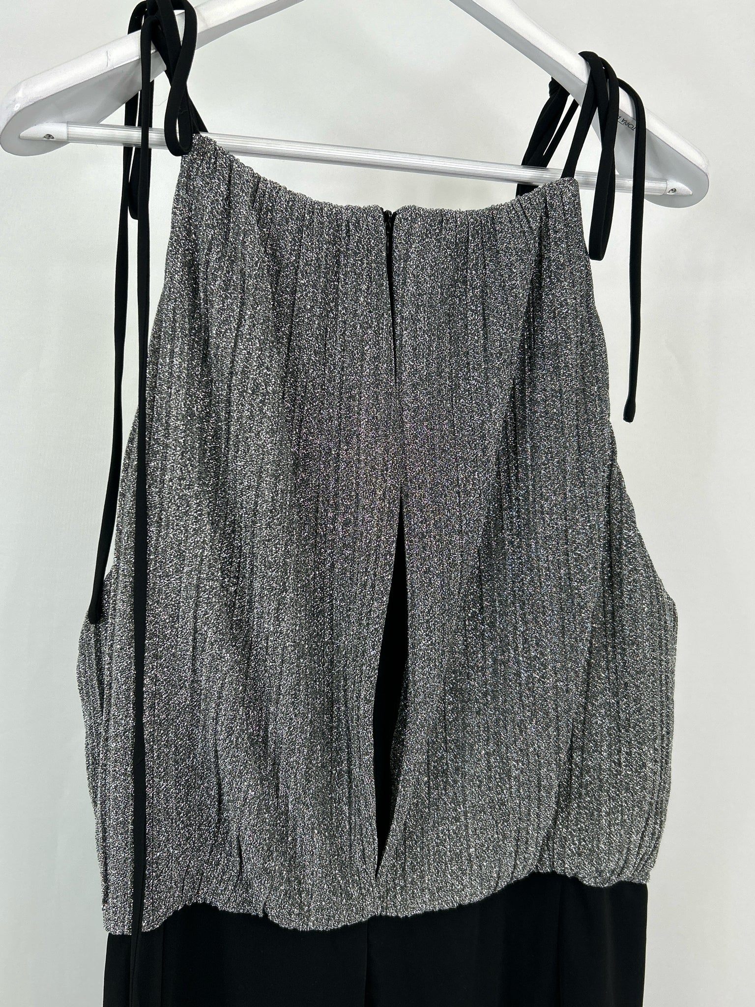 BADGLEY MISCHKA Size 22 Silver and Black Women Dress