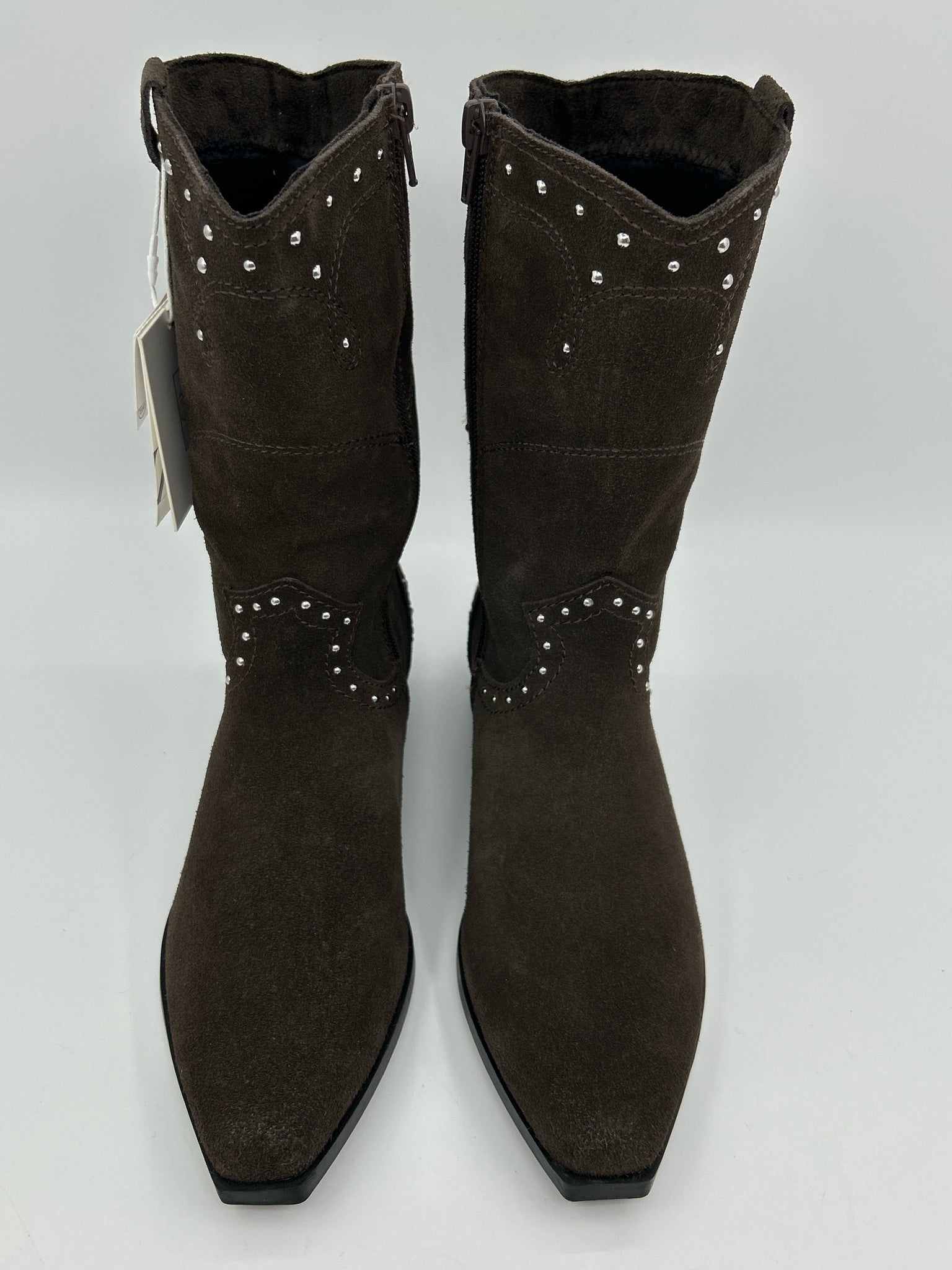 ZARA Size 36 DARK BROWN Women Boots