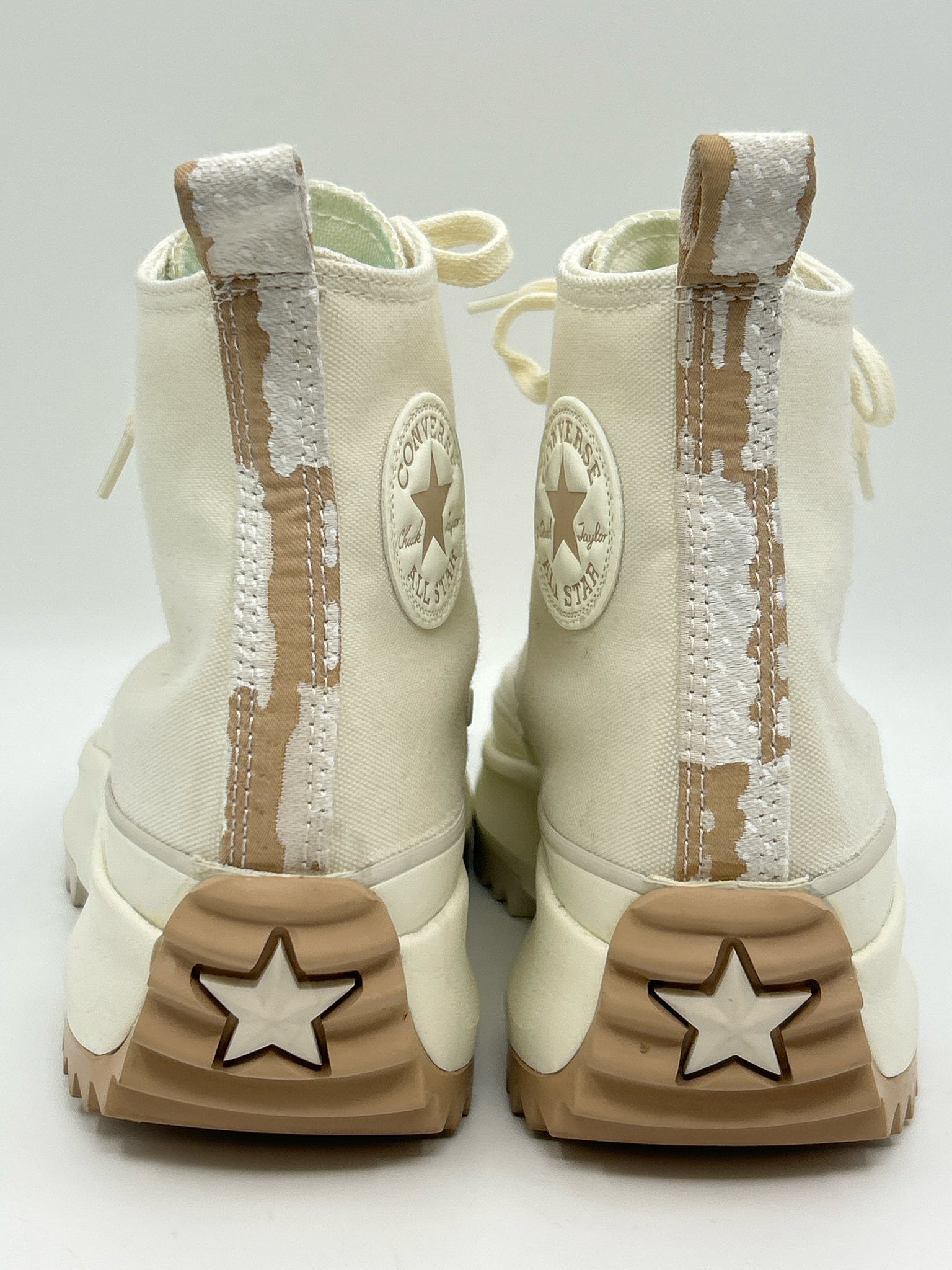 CONVERSE Size 8.5 Ivory Women Sneakers