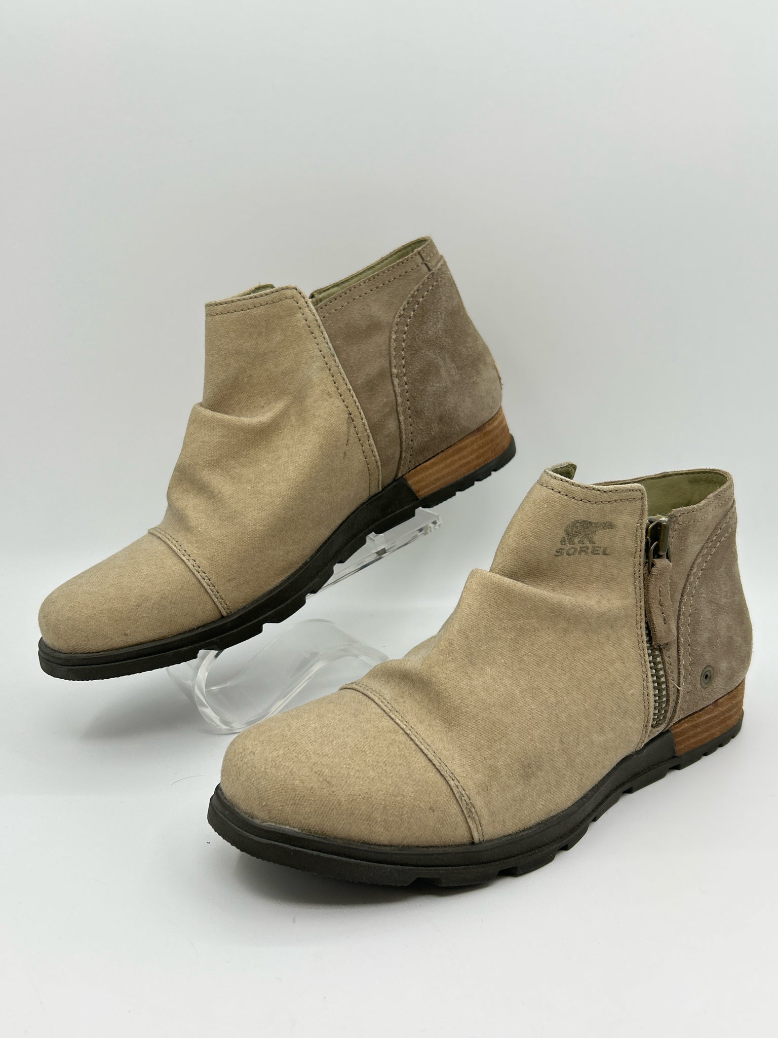 SOREL Size 10 Beige Women Booties