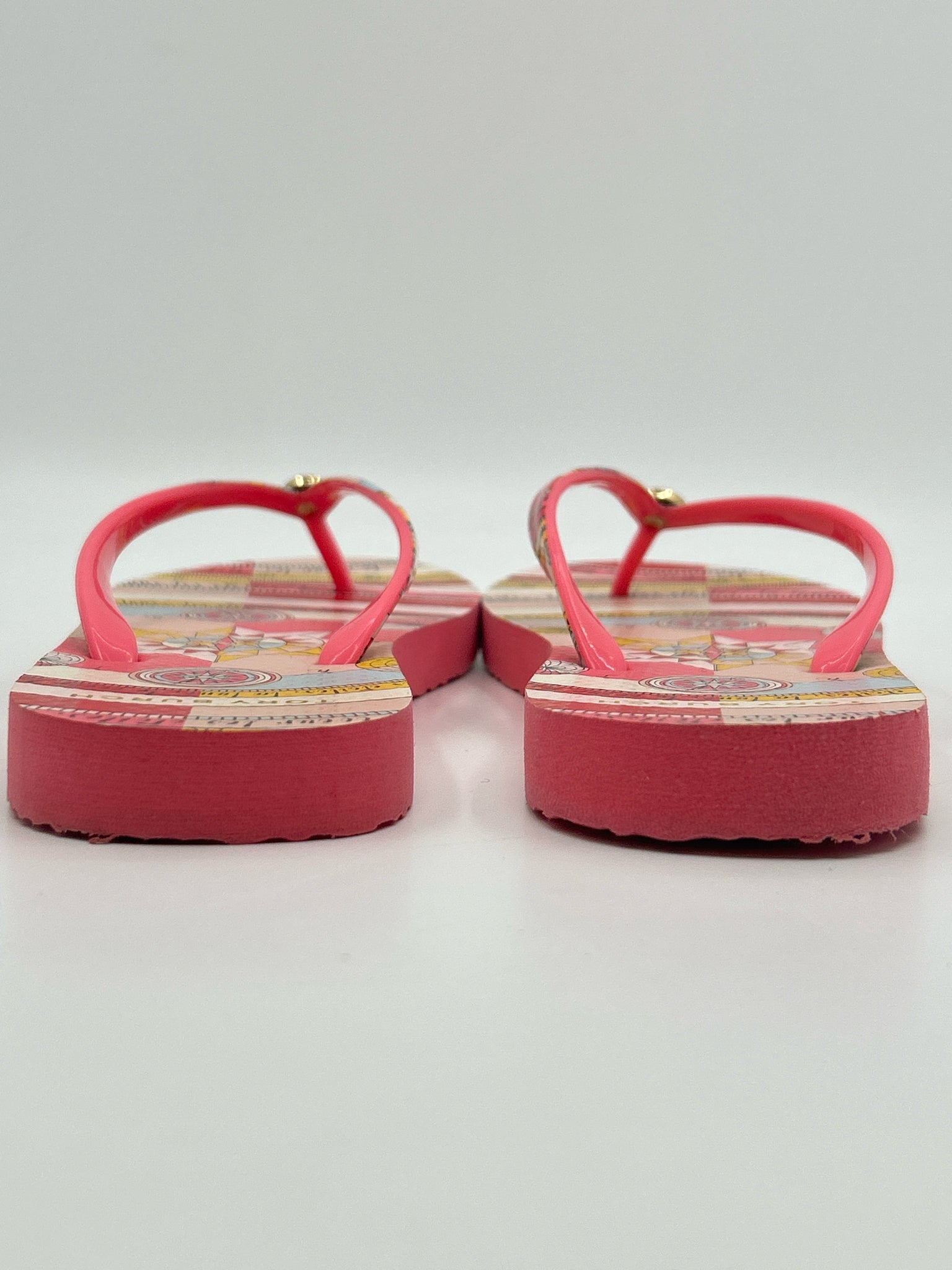 TORY BURCH Size 9.5 Coral Women Sandal