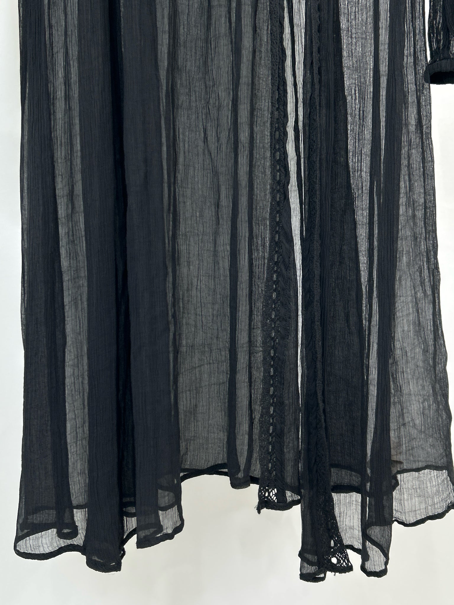 FREE PEOPLE Size M Black Women Tunic