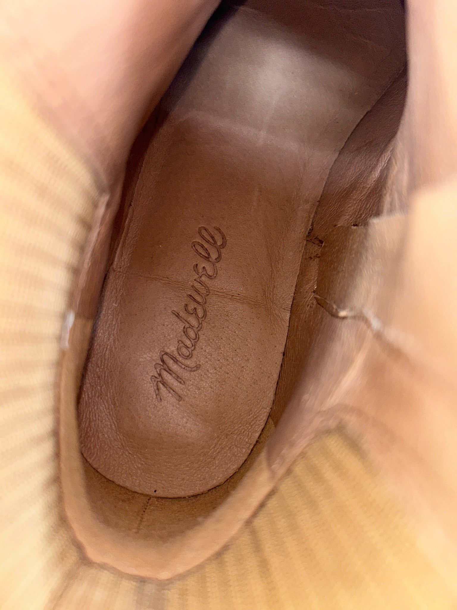 MADEWELL Size 7.5 Camel Women Boots