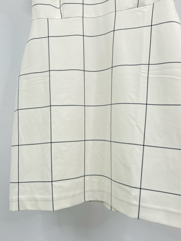 ANN TAYLOR Size 8 IVORY AND BLACK Women's Dress