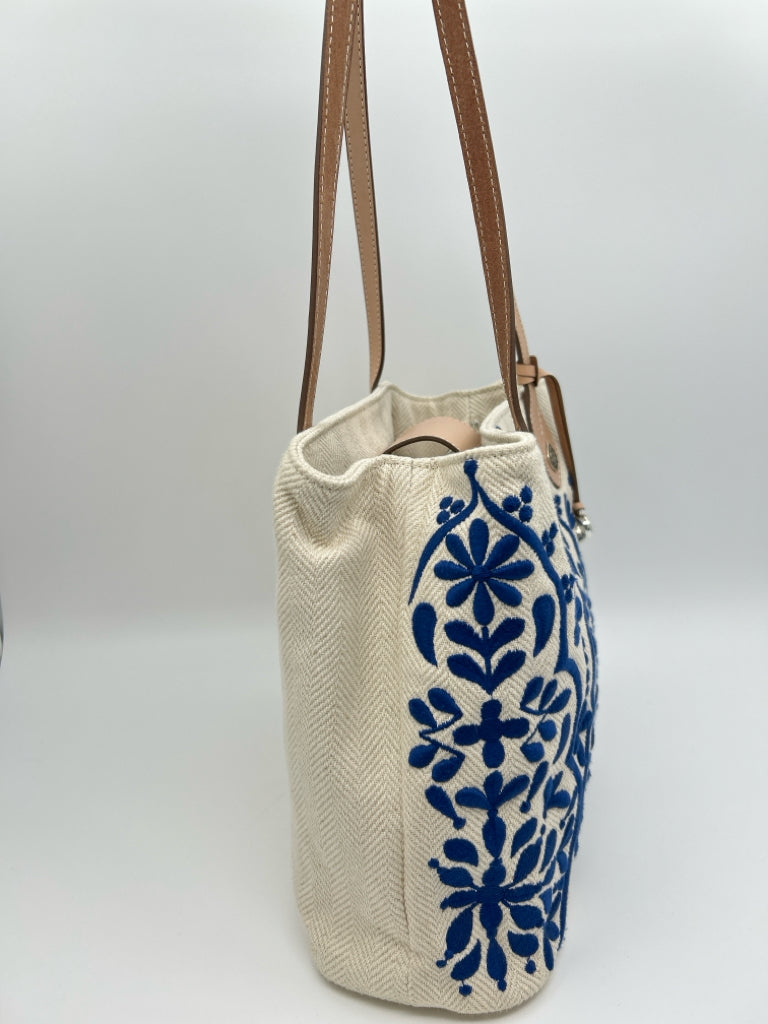 BRIGHTON BLUE AND CREAM Women's Tote