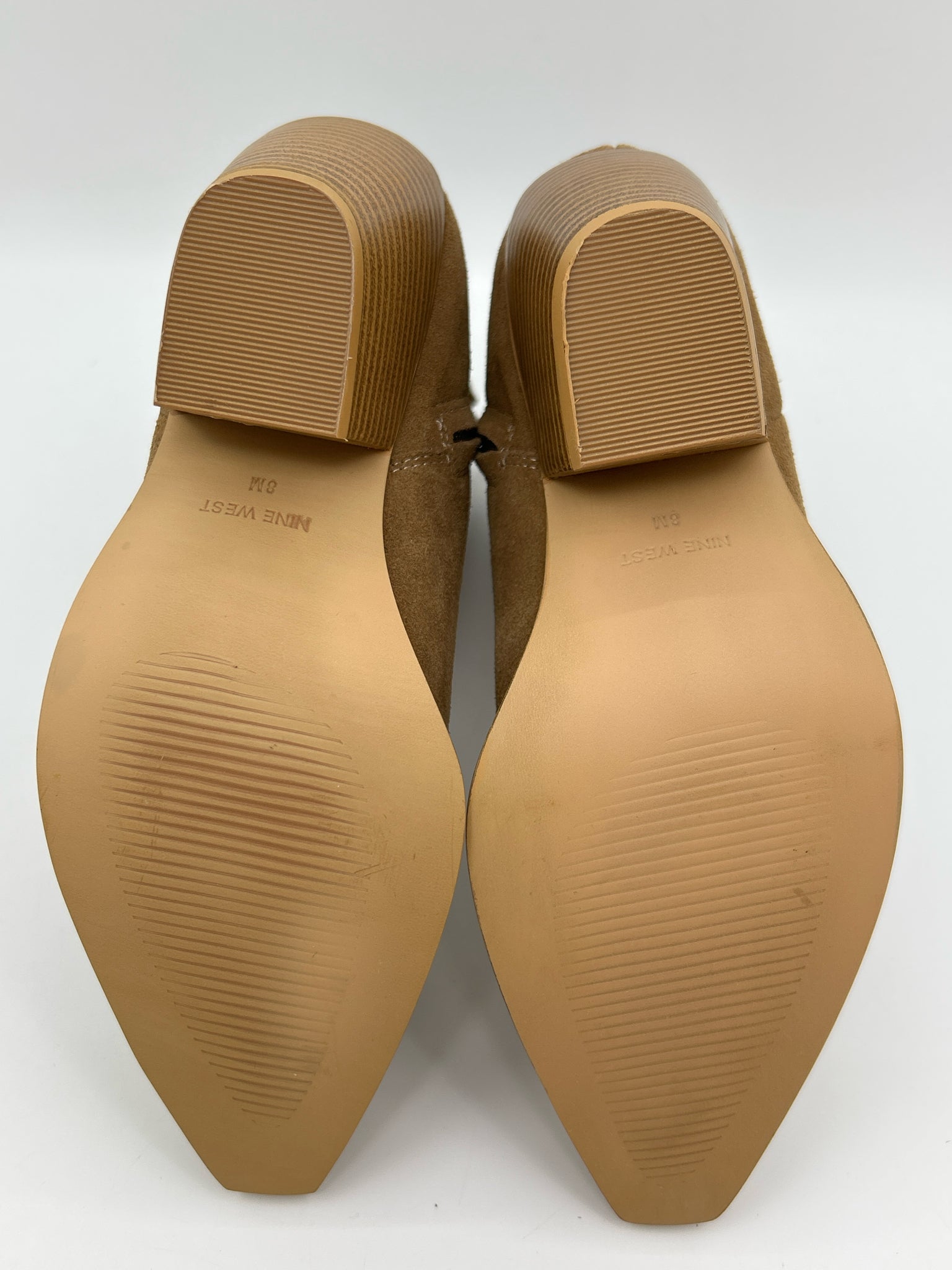 NINE WEST Size 8M Brown Women Booties