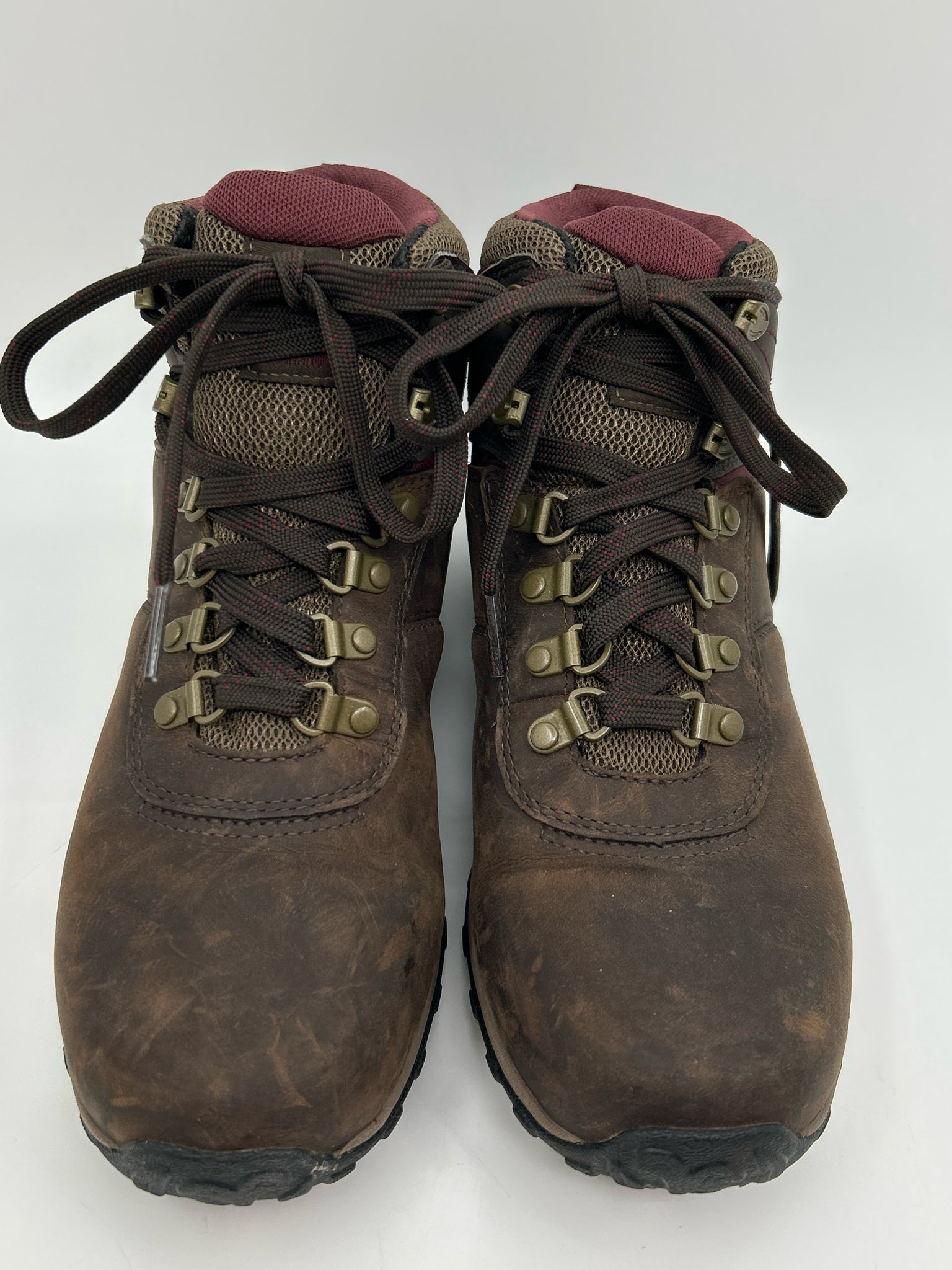 TIMBERLAND Size 9.5 Brown and Red Women Boots