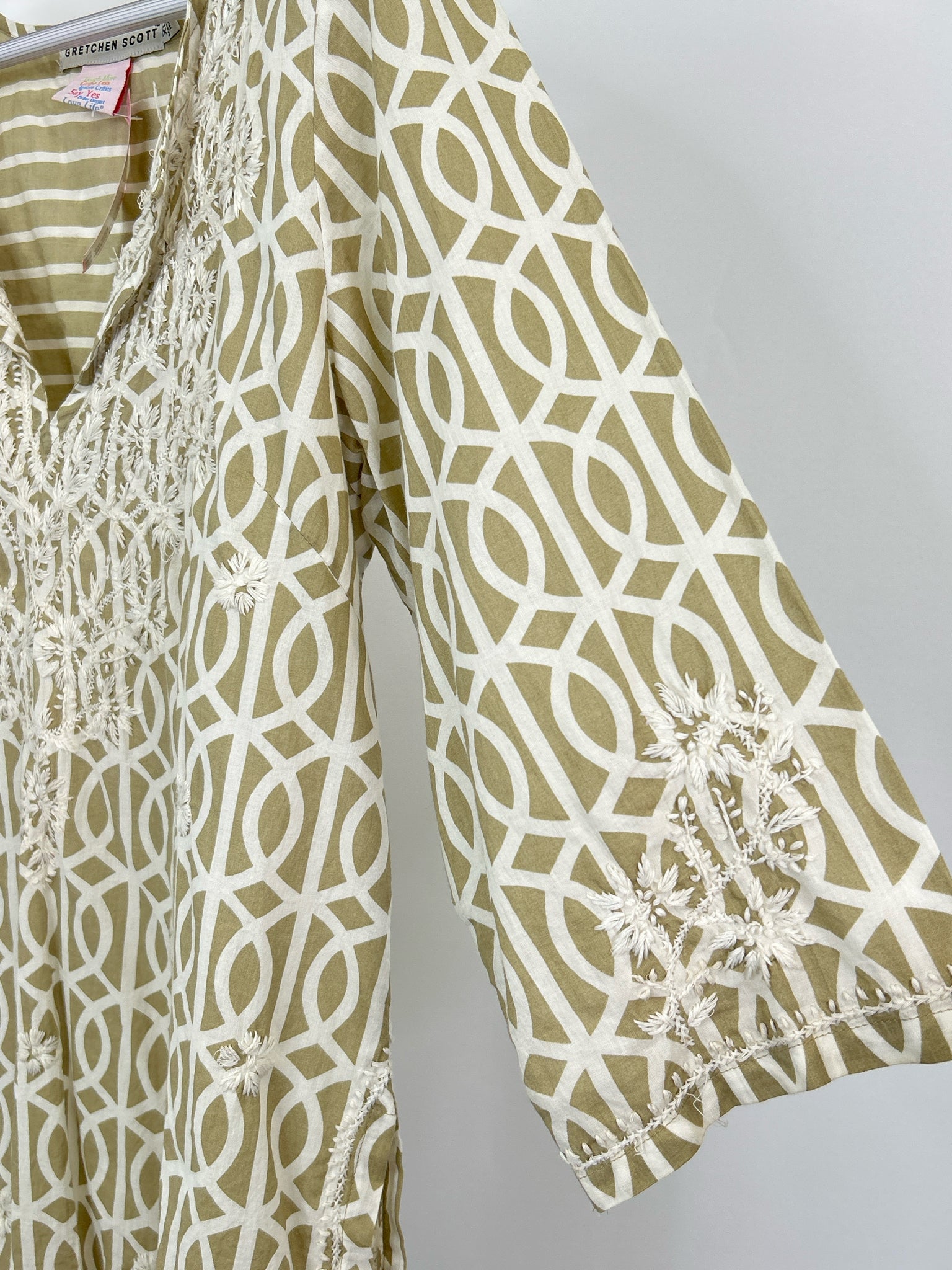 GRETCHEN SCOTT Size XL Light Olive Green Women Top