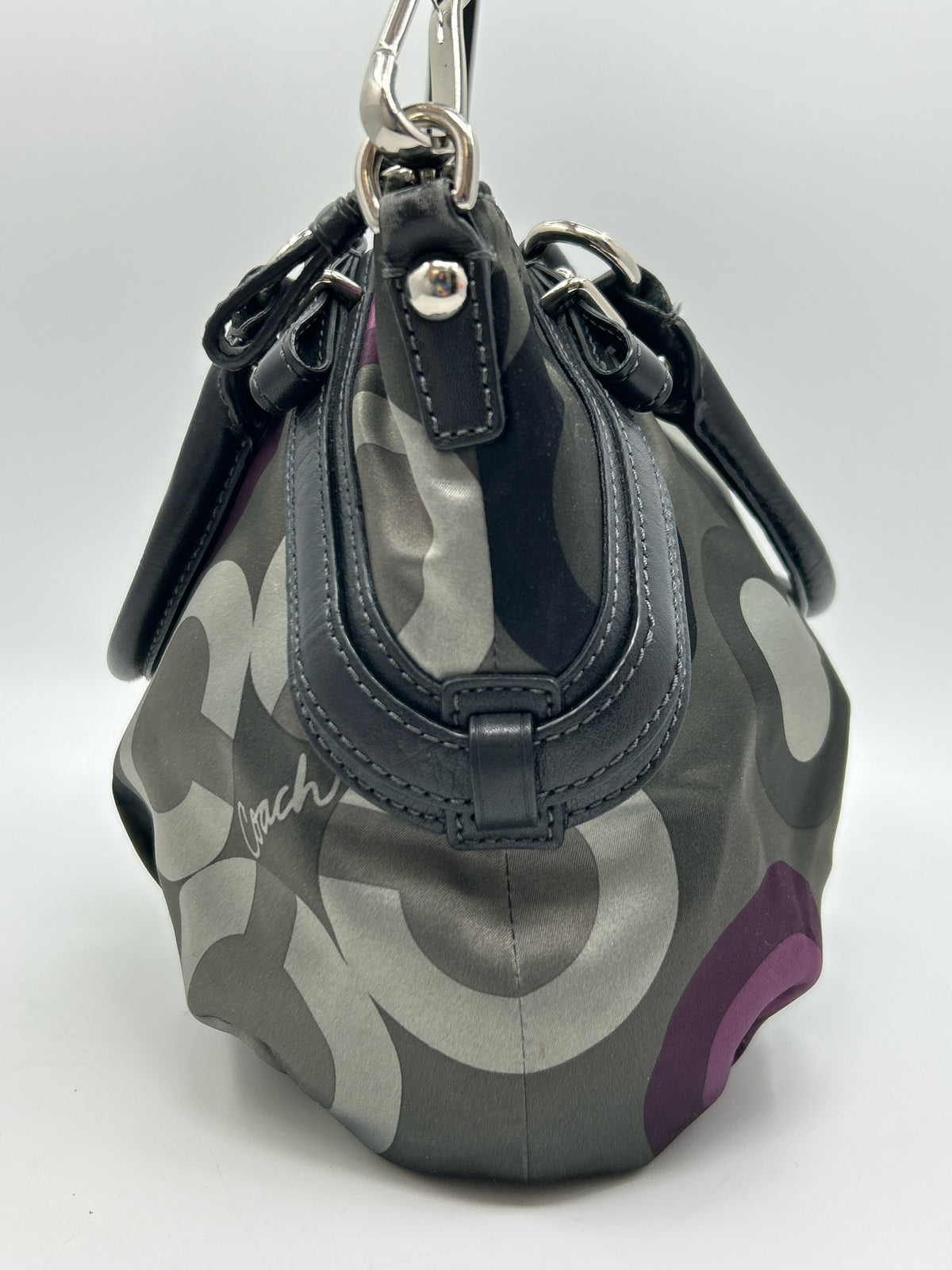 Coach Black and Purple Women Purse