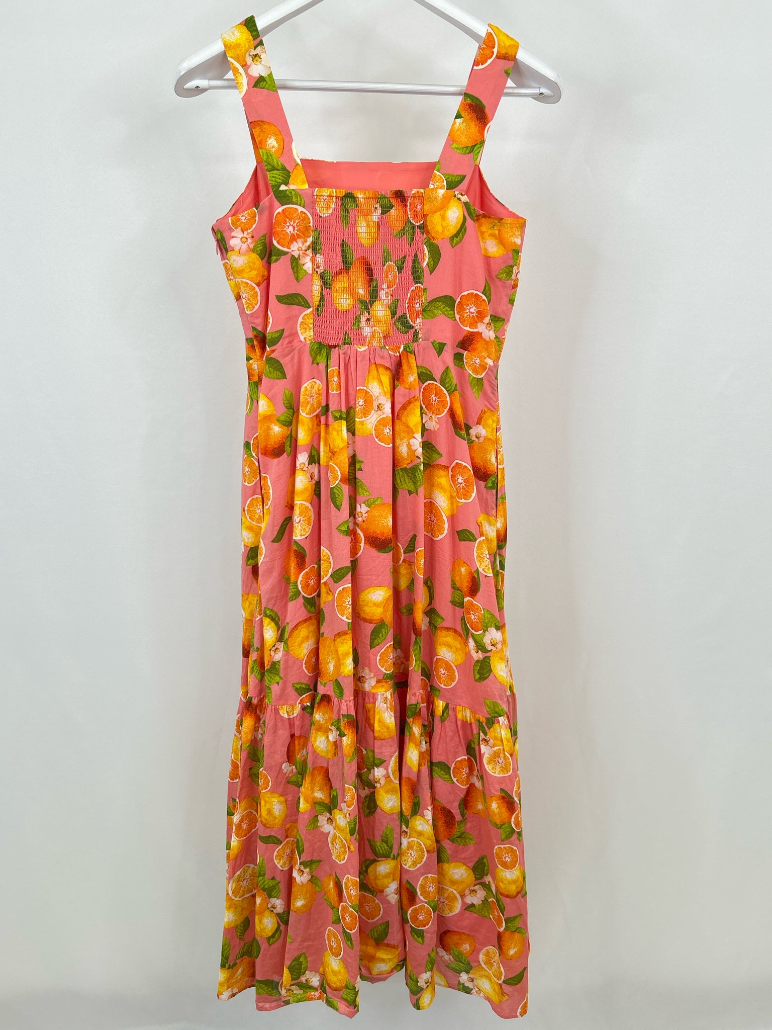 TALBOTS Size 4P SALMON PRINT Women's Dress