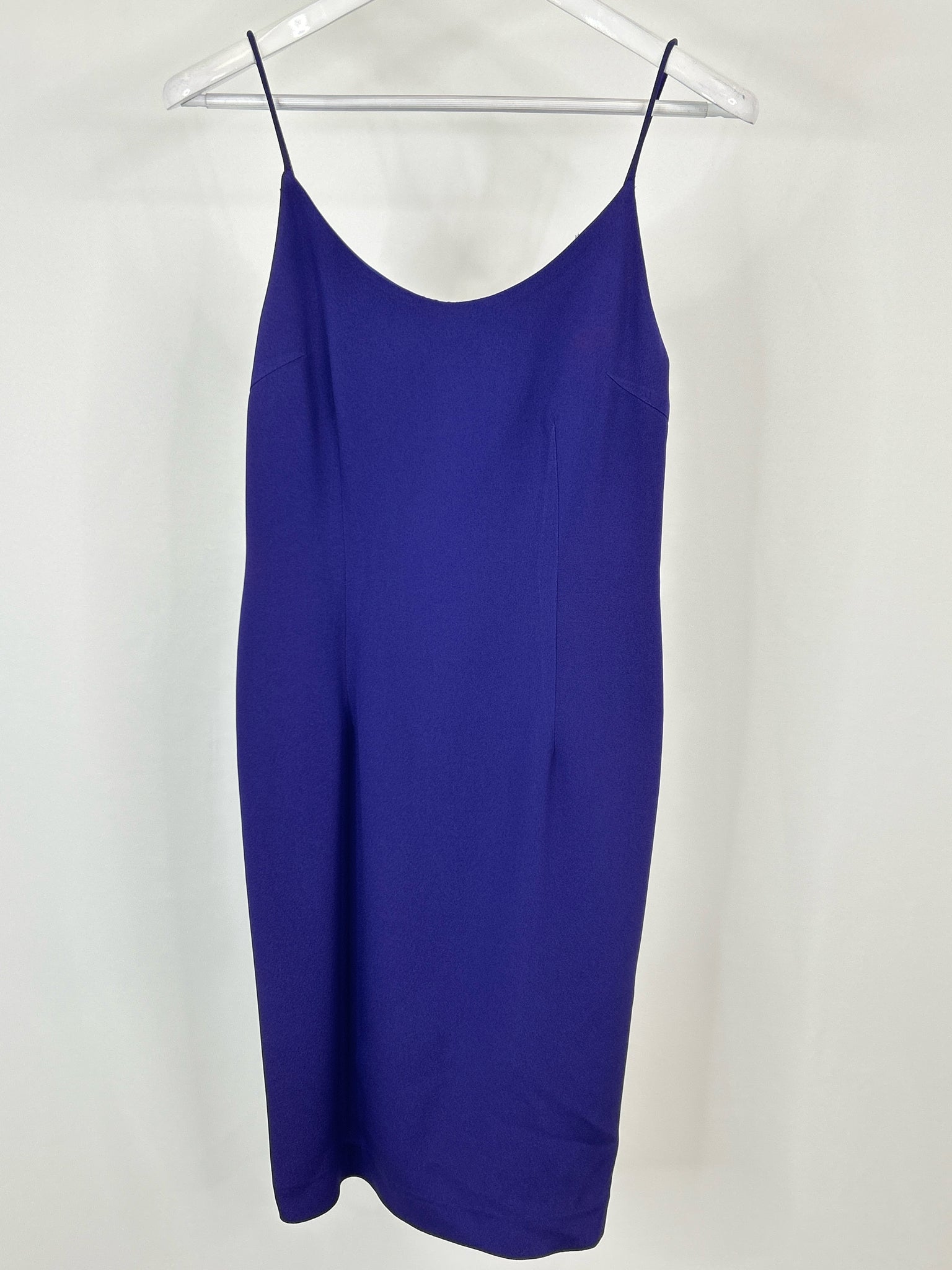 NICOLE MILLER Size 8 Purple Women Dress