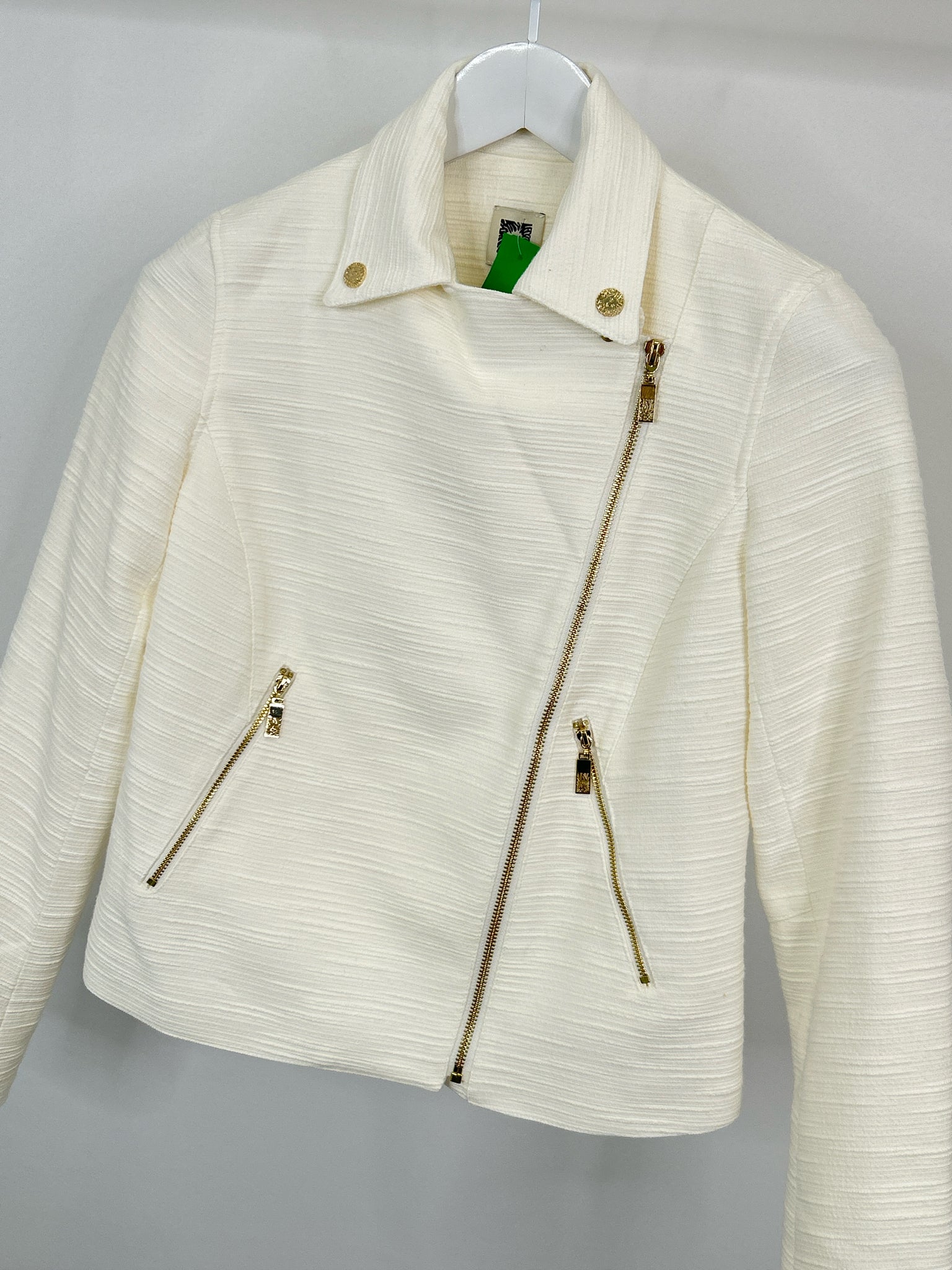 ANNE KLEIN Size XS Ivory Women Jacket