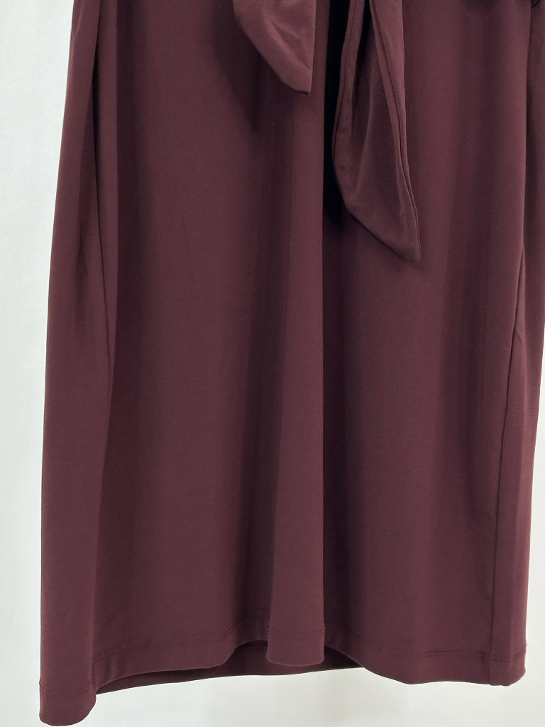 White House Black Market Women Size XXS Burgundy Dress