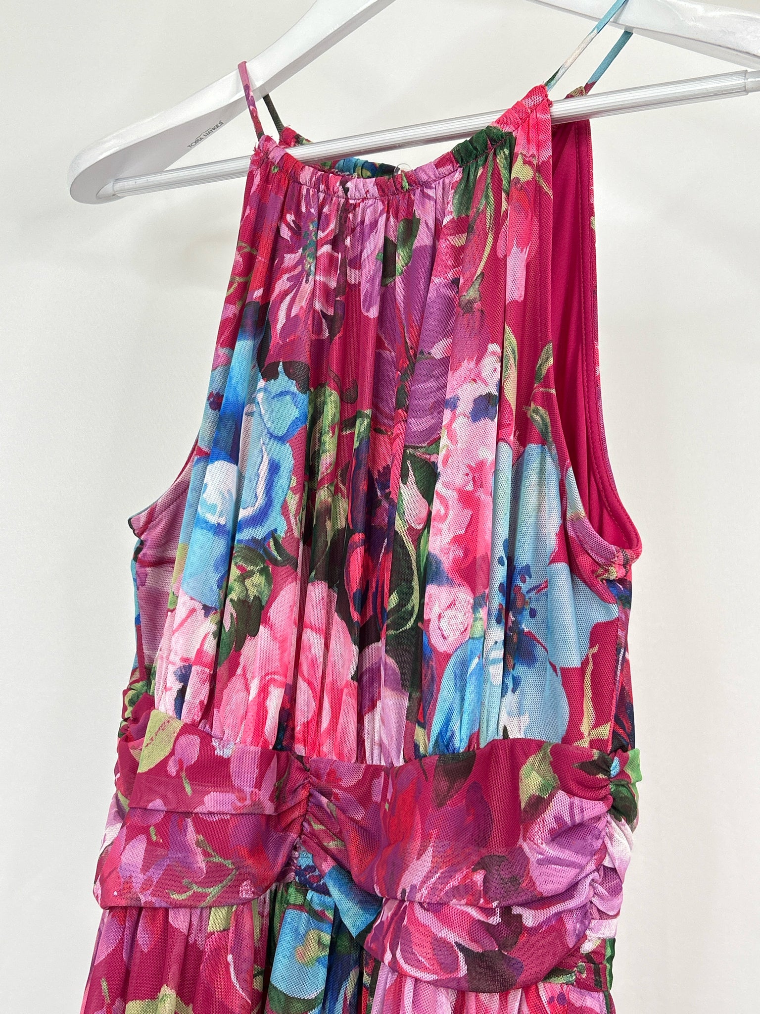 LONDON TIMES Size 10 Pink Print Women Dress