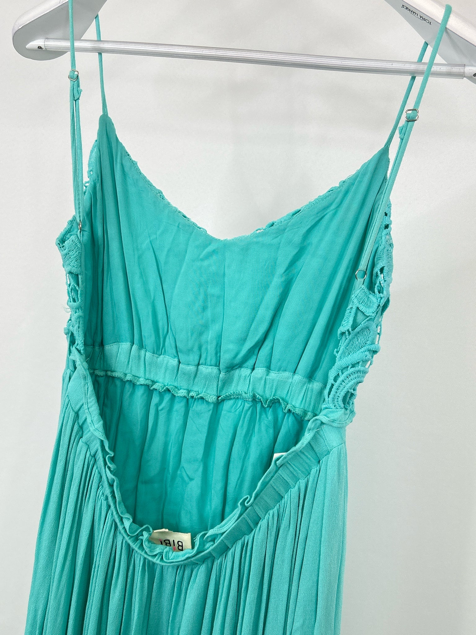BIBI Size L TURQUOISE Women Dress