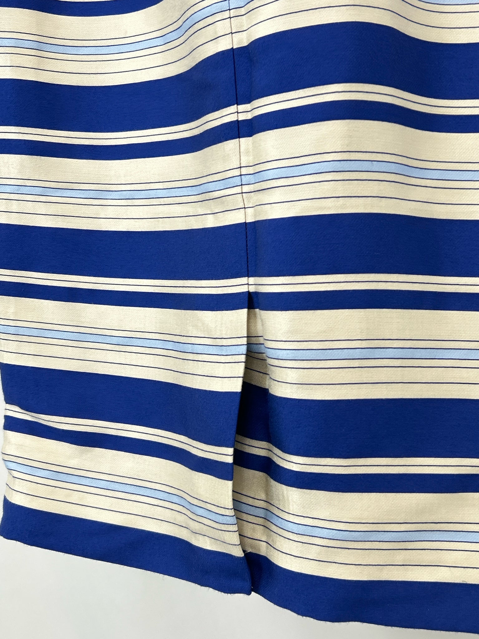 BANANA REPUBLIC Size 2 Blue and Cream Women Dress NWT