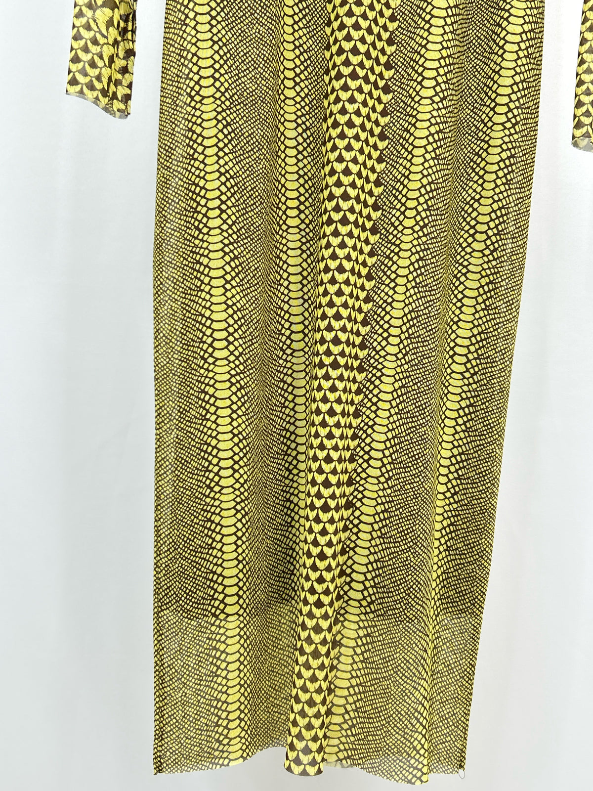 AFRM Size L Yellow and brown Women Dress