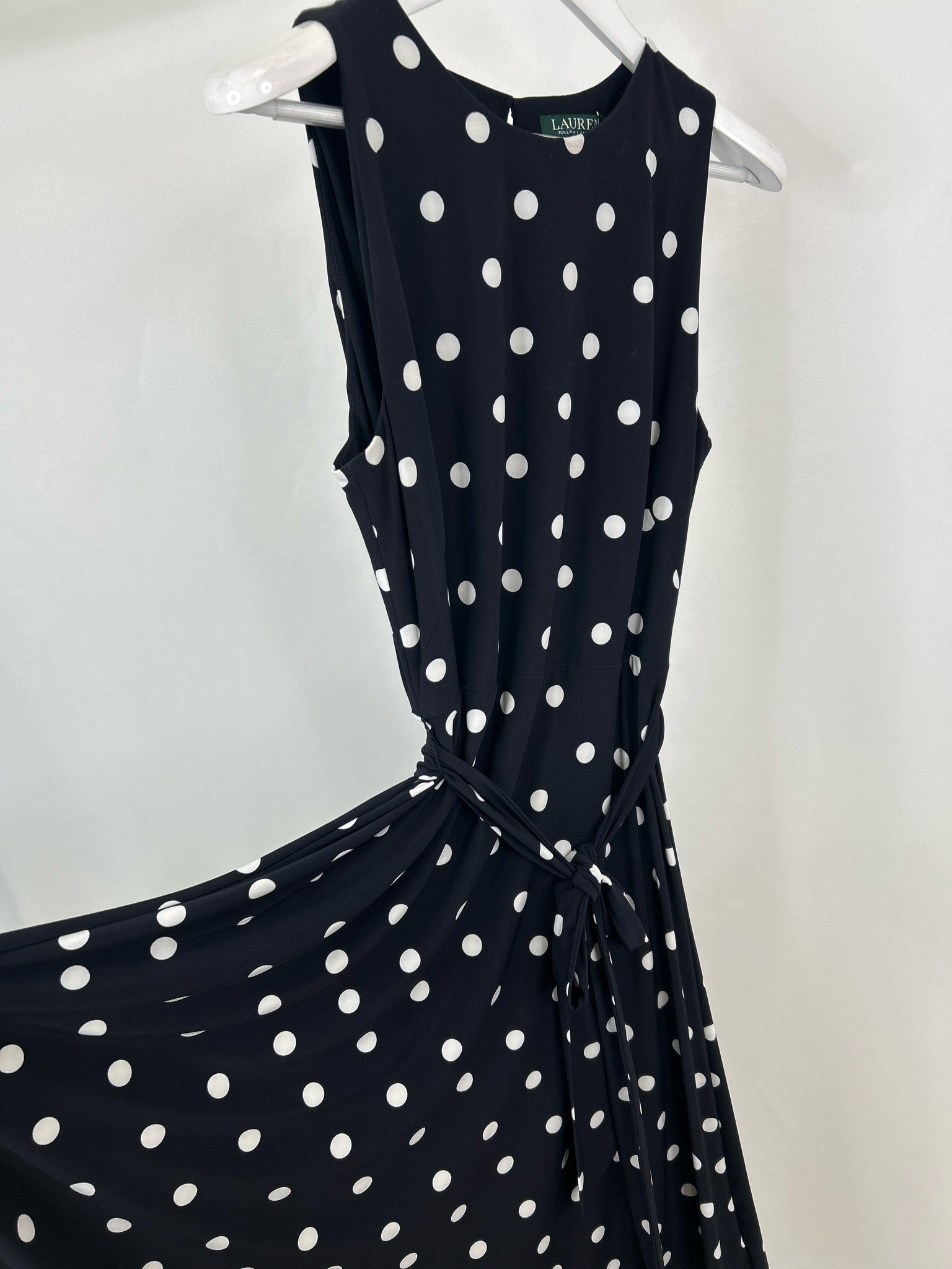 Lauren Ralph Lauren Size 14 Black and White Women Dress