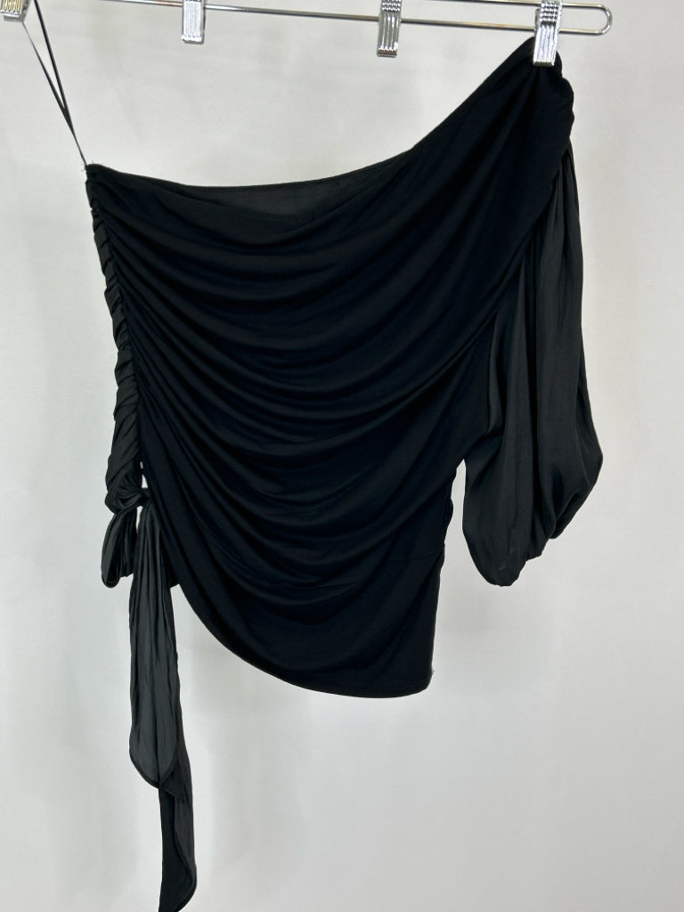 DOLAN Size L Black Women's Top NWT