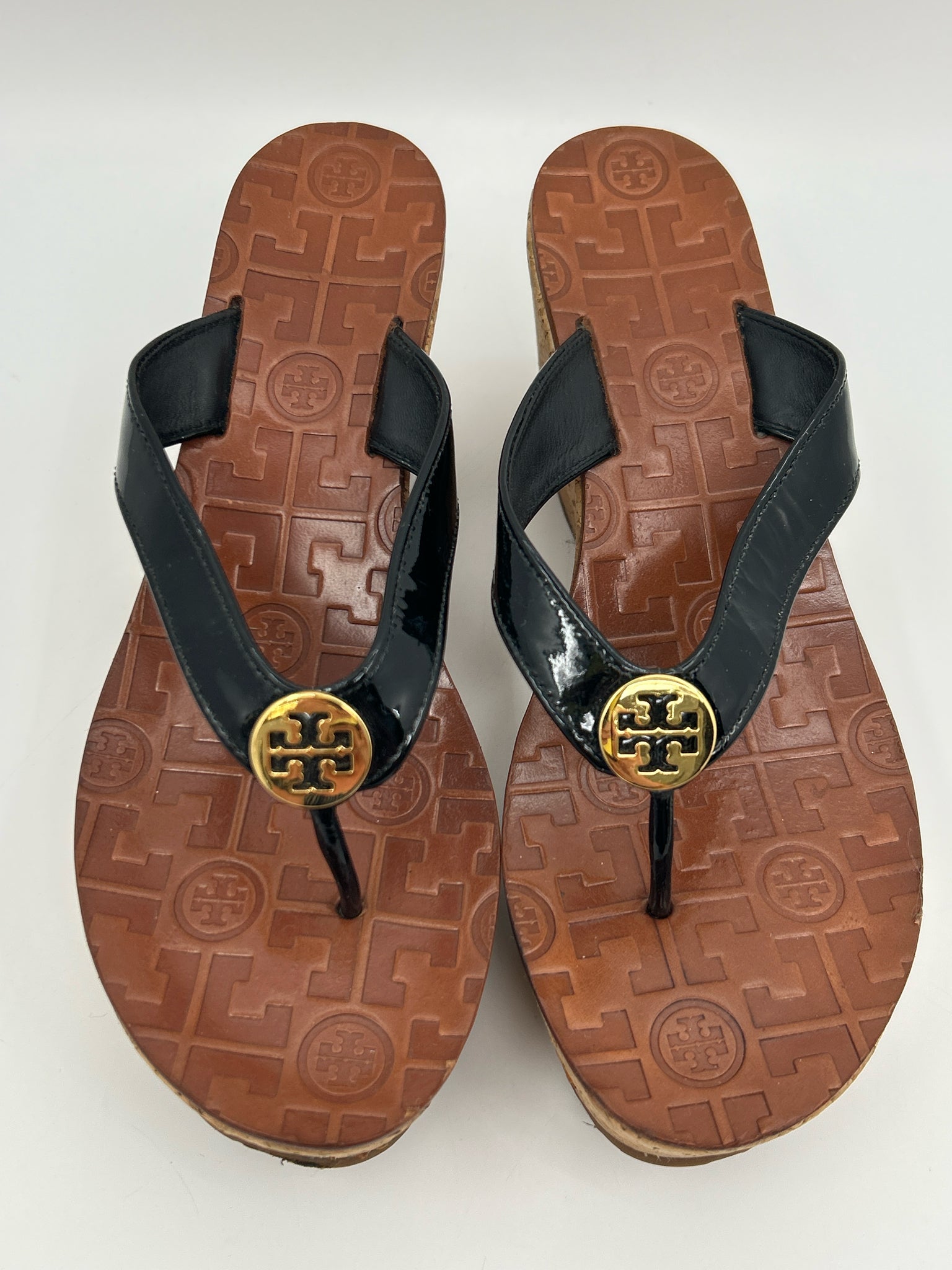 TORY BURCH Size 7M Black Women Sandal
