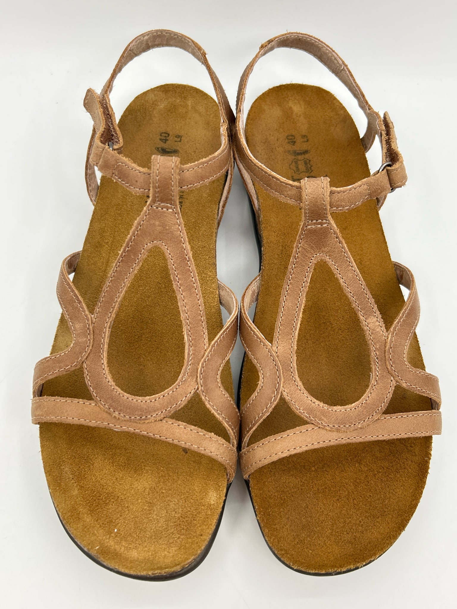 NAOT Size 9/9.5 Brown Women Sandal