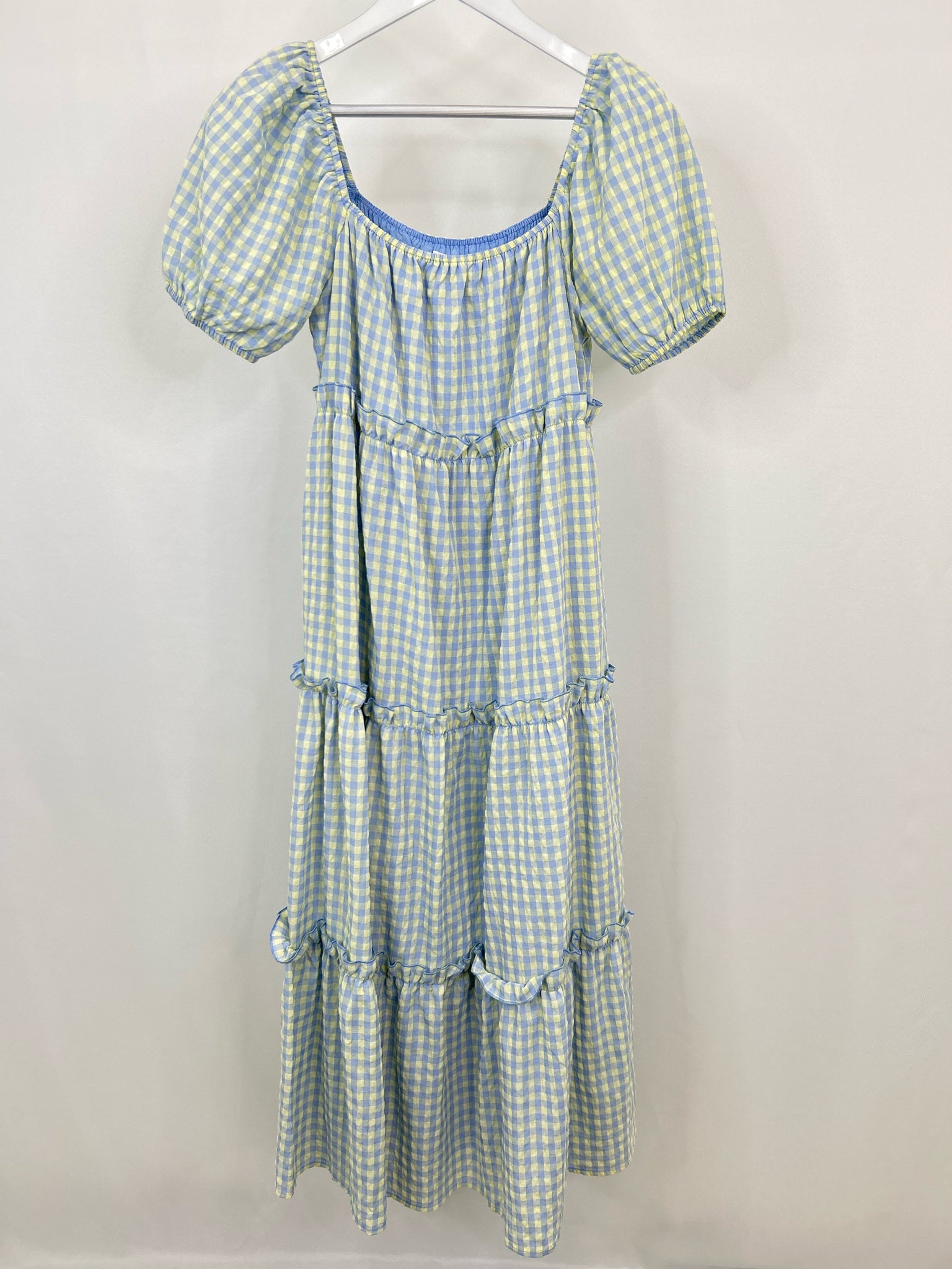 TCEC Size M blue & yellow Women Dress