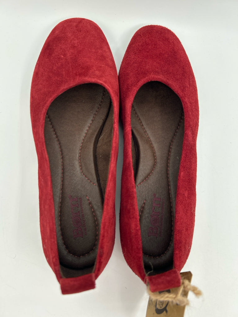 BORN Women Size 7M Red Flats