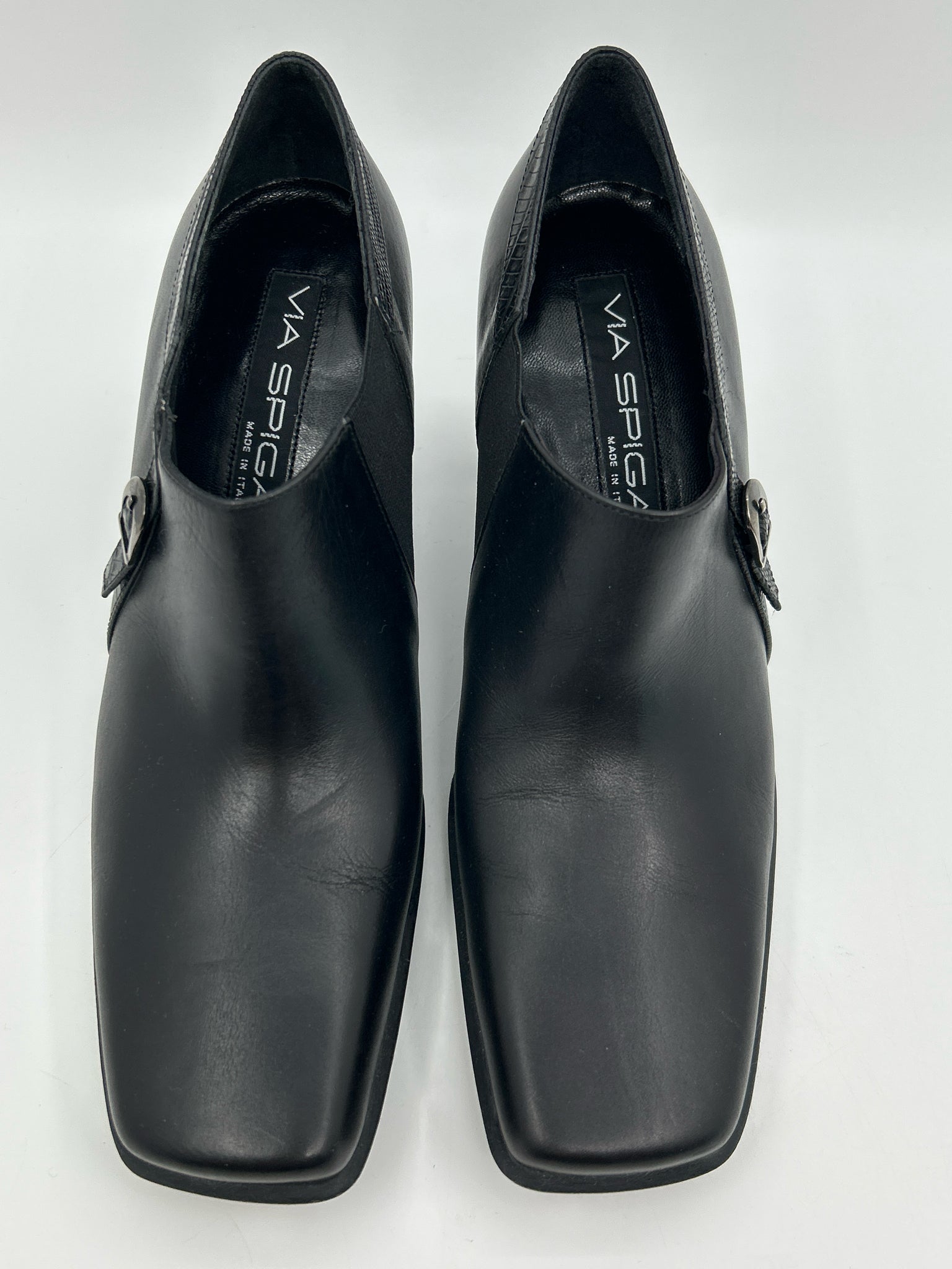 VIA SPIGA Size 6.5M Black Women Booties