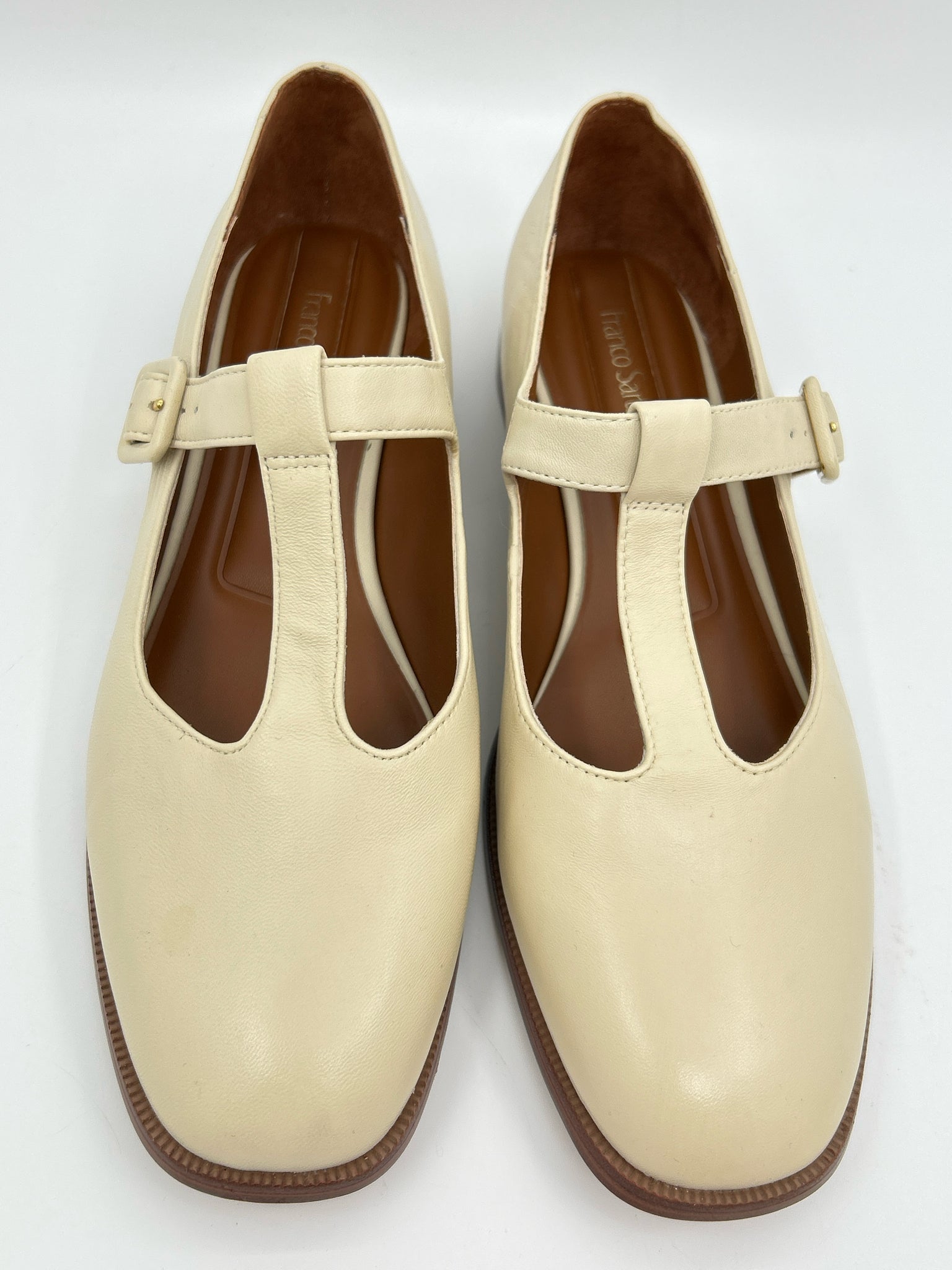 FRANCO SARTO Size 8.5 Cream Women Loafer