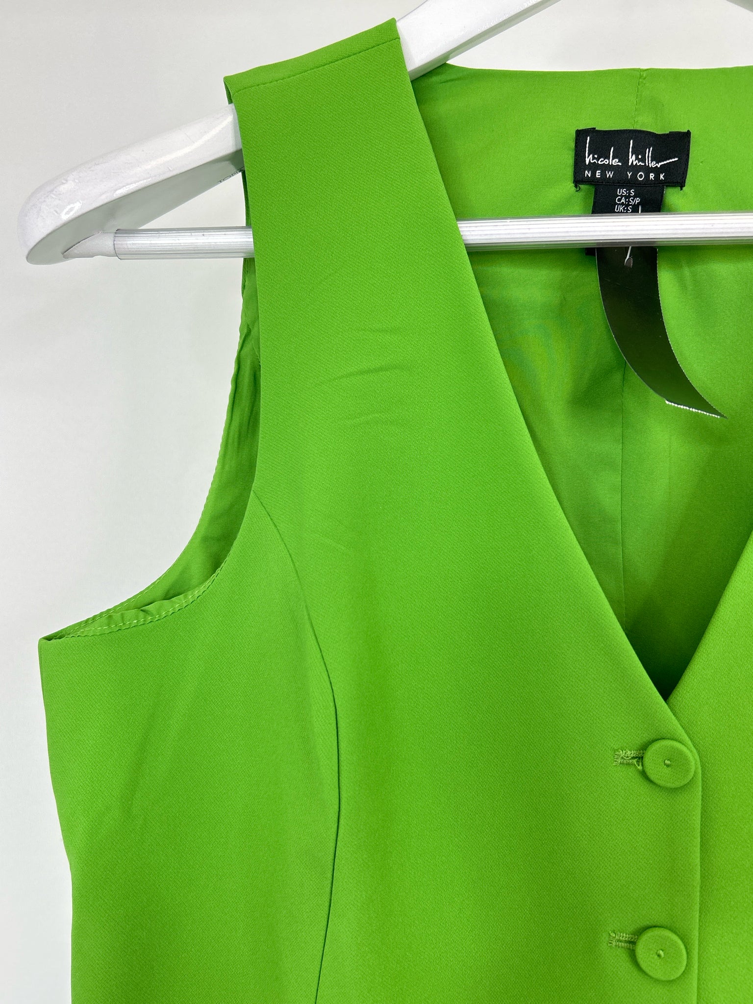 NICOLE MILLER Size S Green Women Top