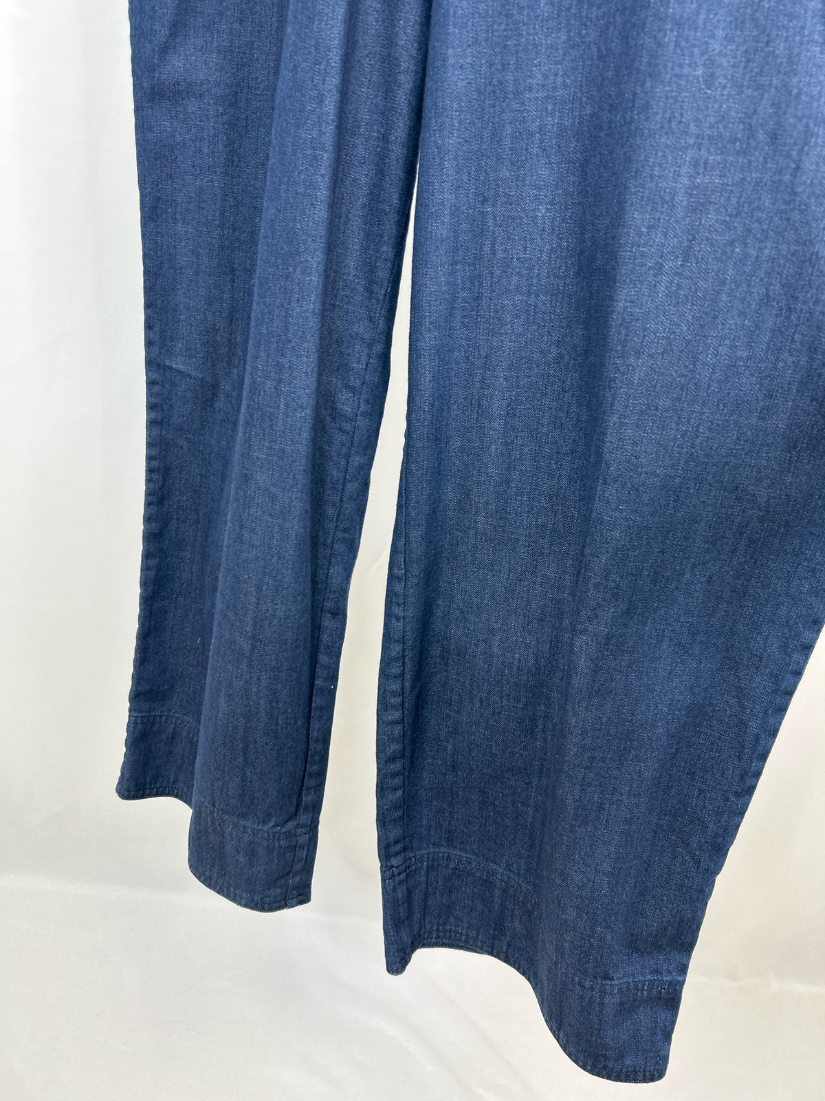 BANANA REPUBLIC Factory Size 8P BLUE DENIM Women Jumpsuit