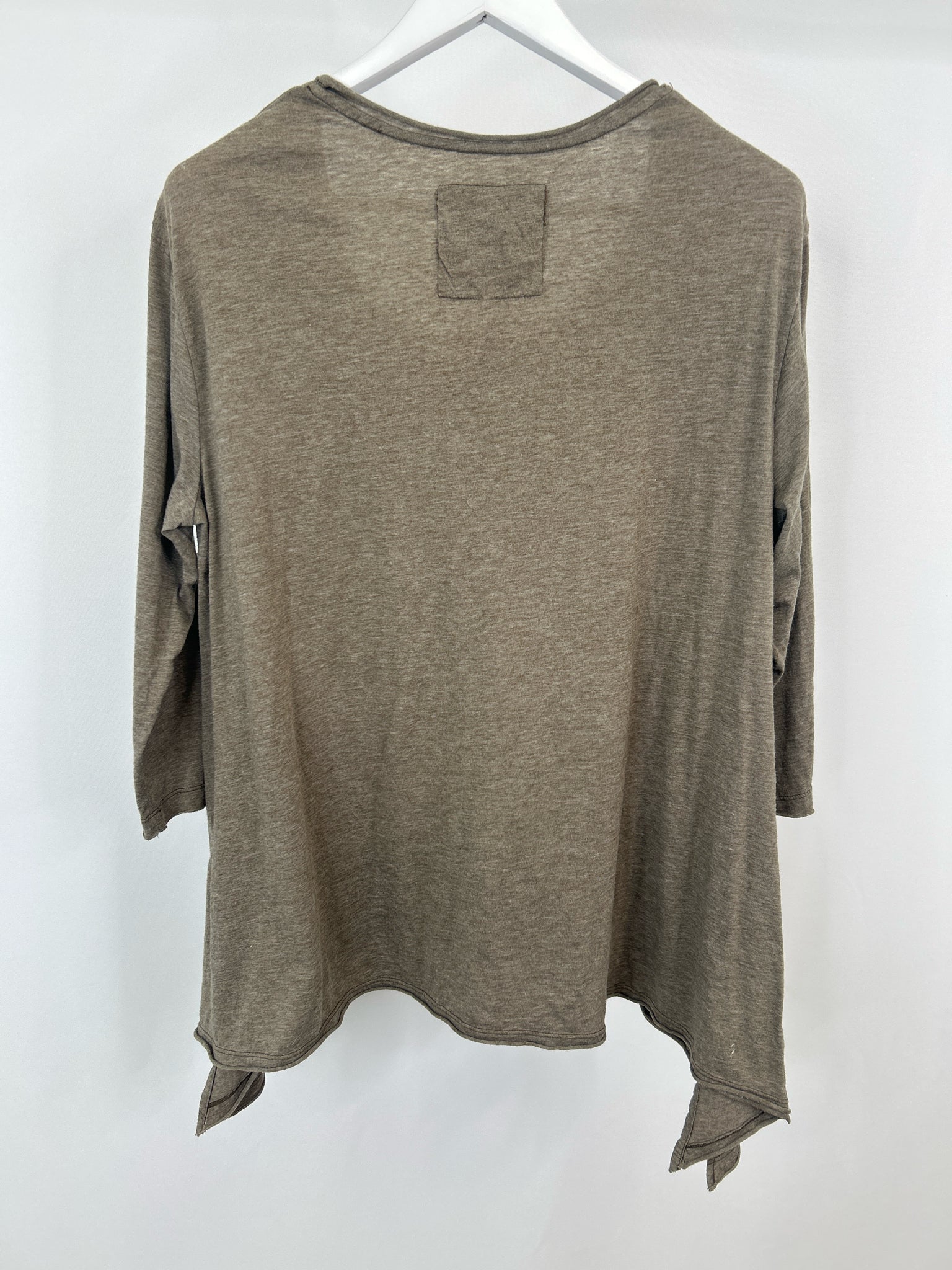 JOHNNY WAS Size L Taupe Women Tunic