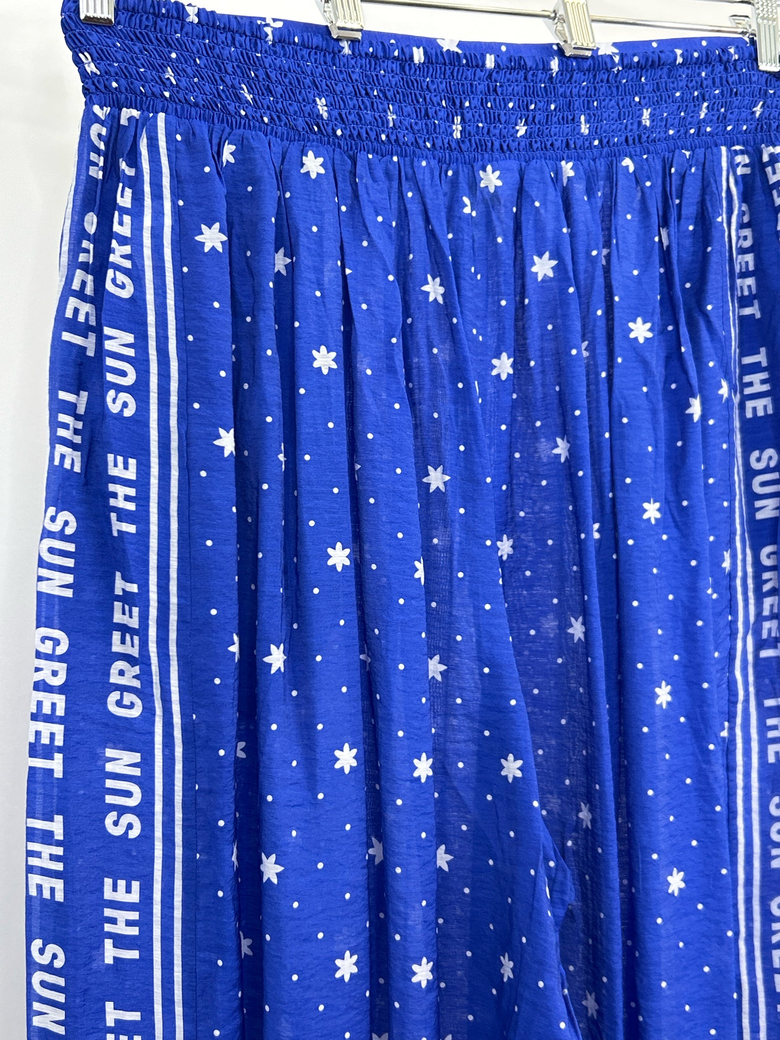 Celandine Size XL blue and white Women Pants
