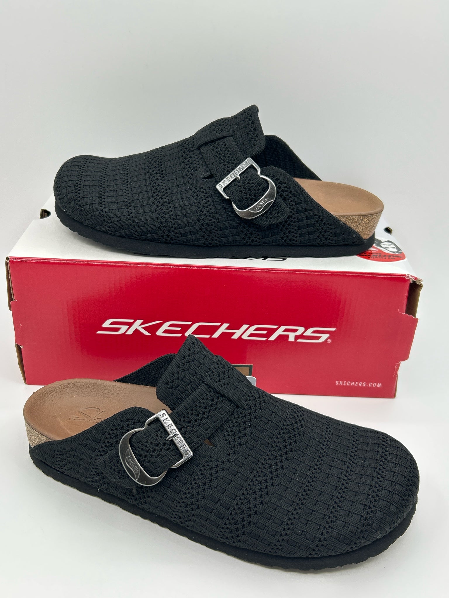 skechers Size 7 Black Women Clogs