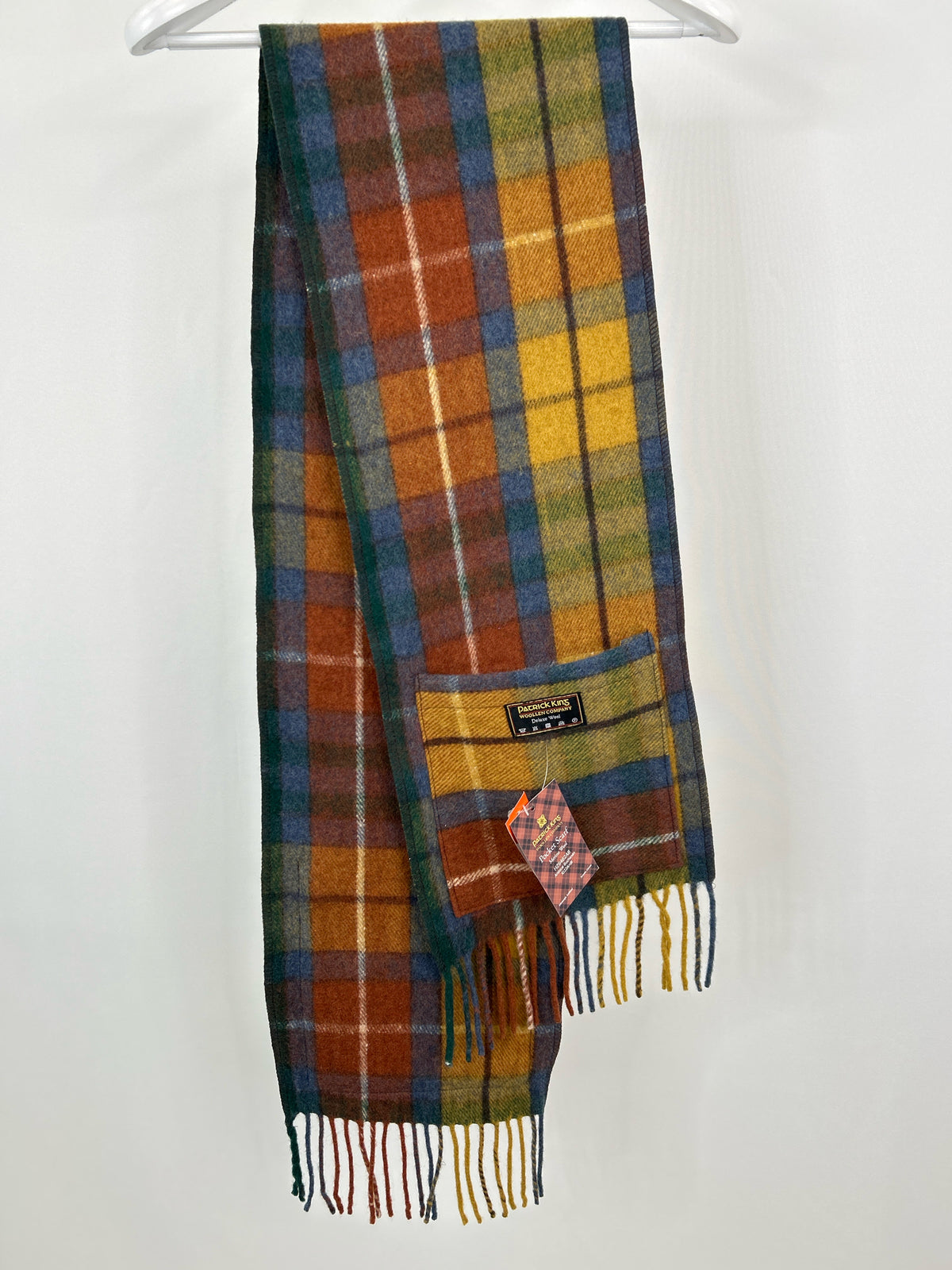 PATRICK CHRISTOPHER Size One Size Yellow and blue Women Scarf