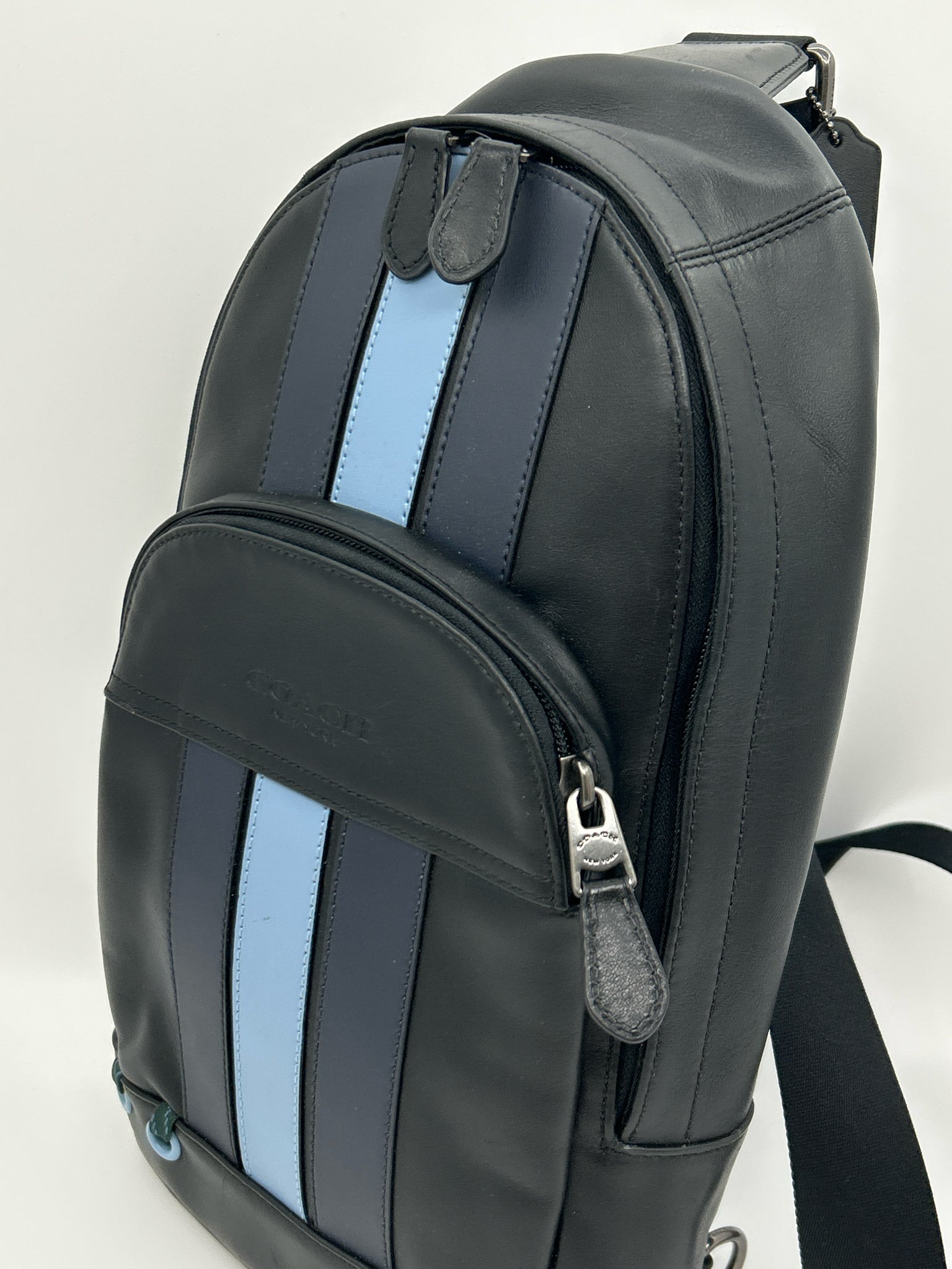 Coach Black & Blue Women Purse