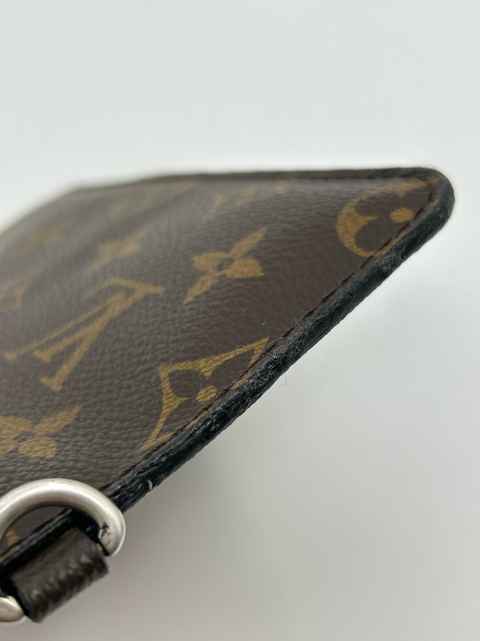 LOUIS VUITTON Brown Monogram Women Pouch Purse