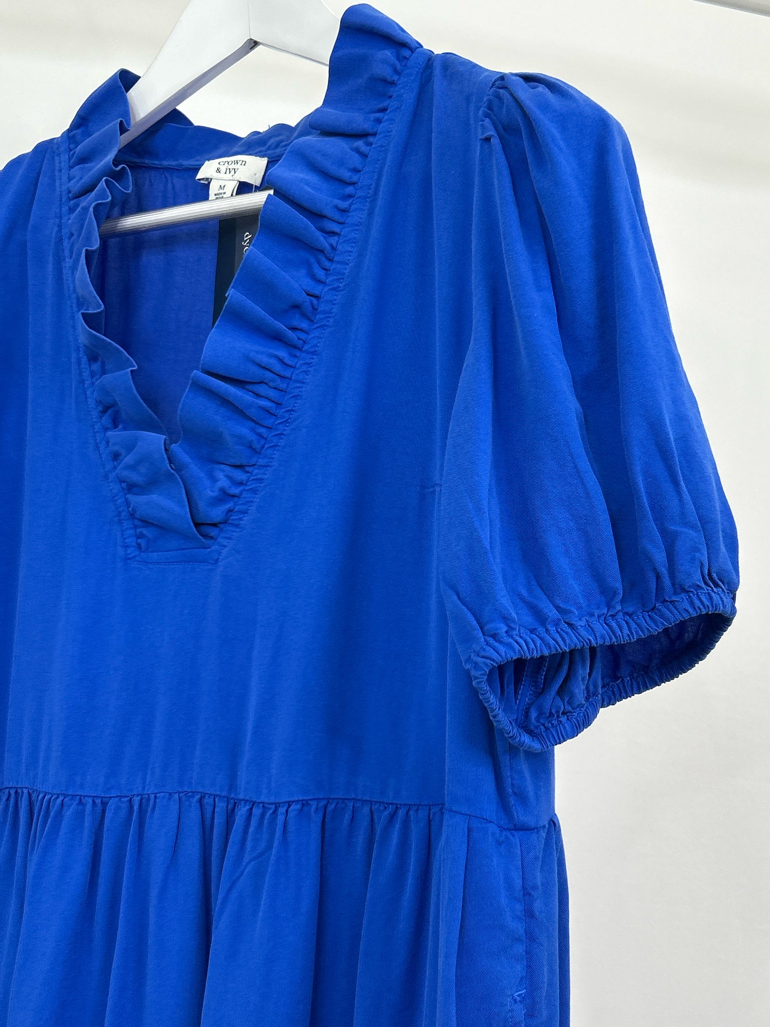 CROWN & IVY Size M Blue Women Dress