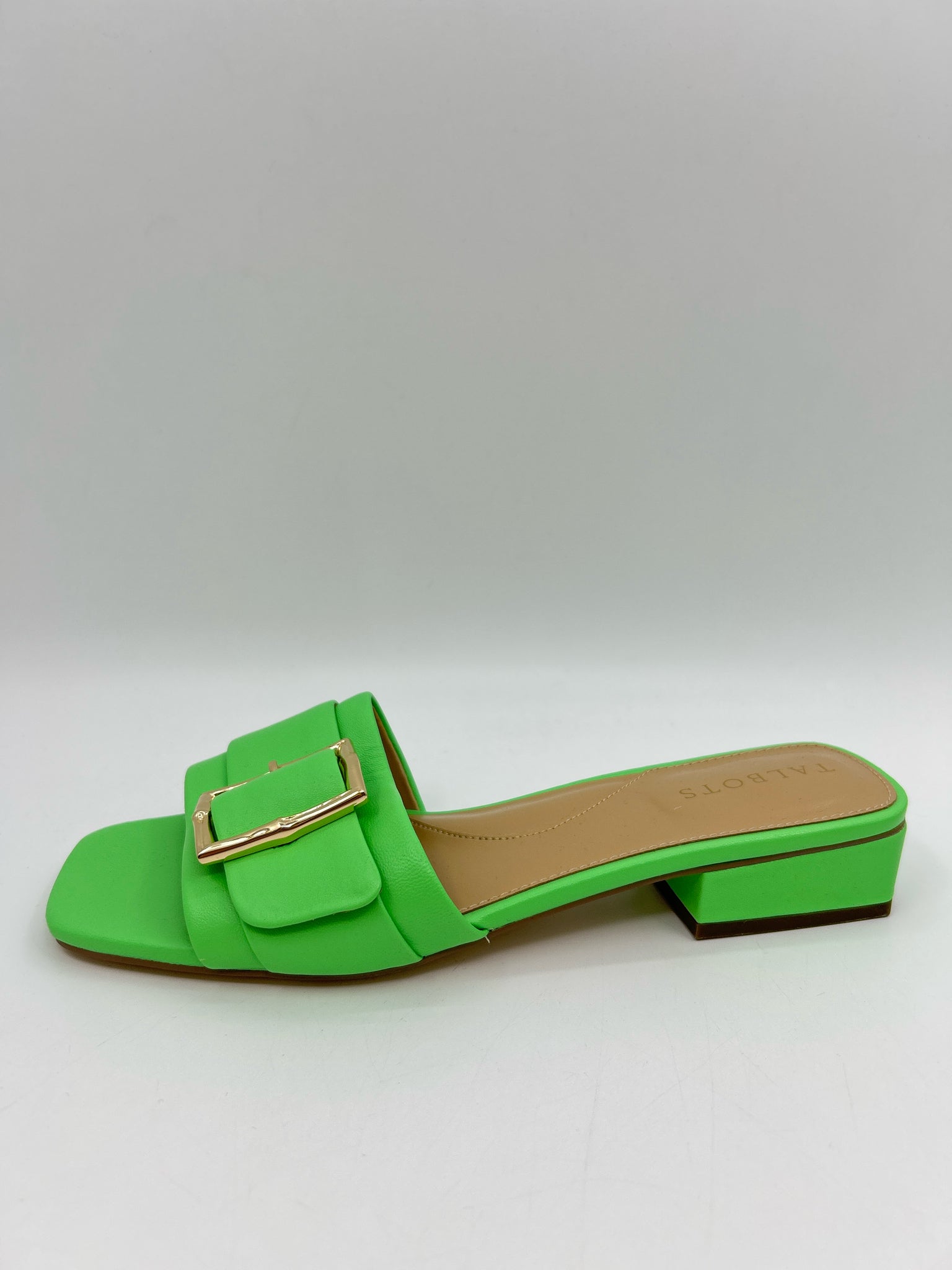 TALBOTS Size 8.5M NEON GREEN Women Sandal