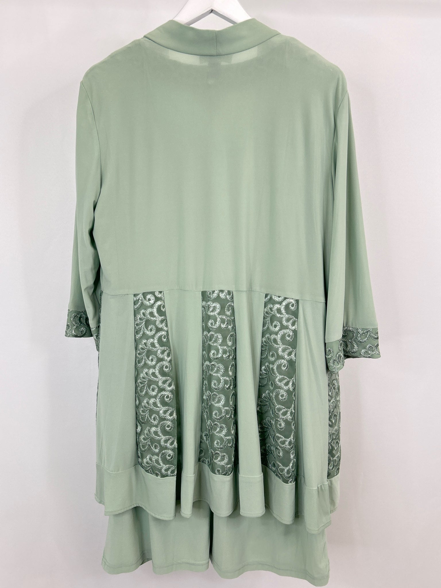 R&M RICHARDS Size L SAGE Women 2-Piece w/dress