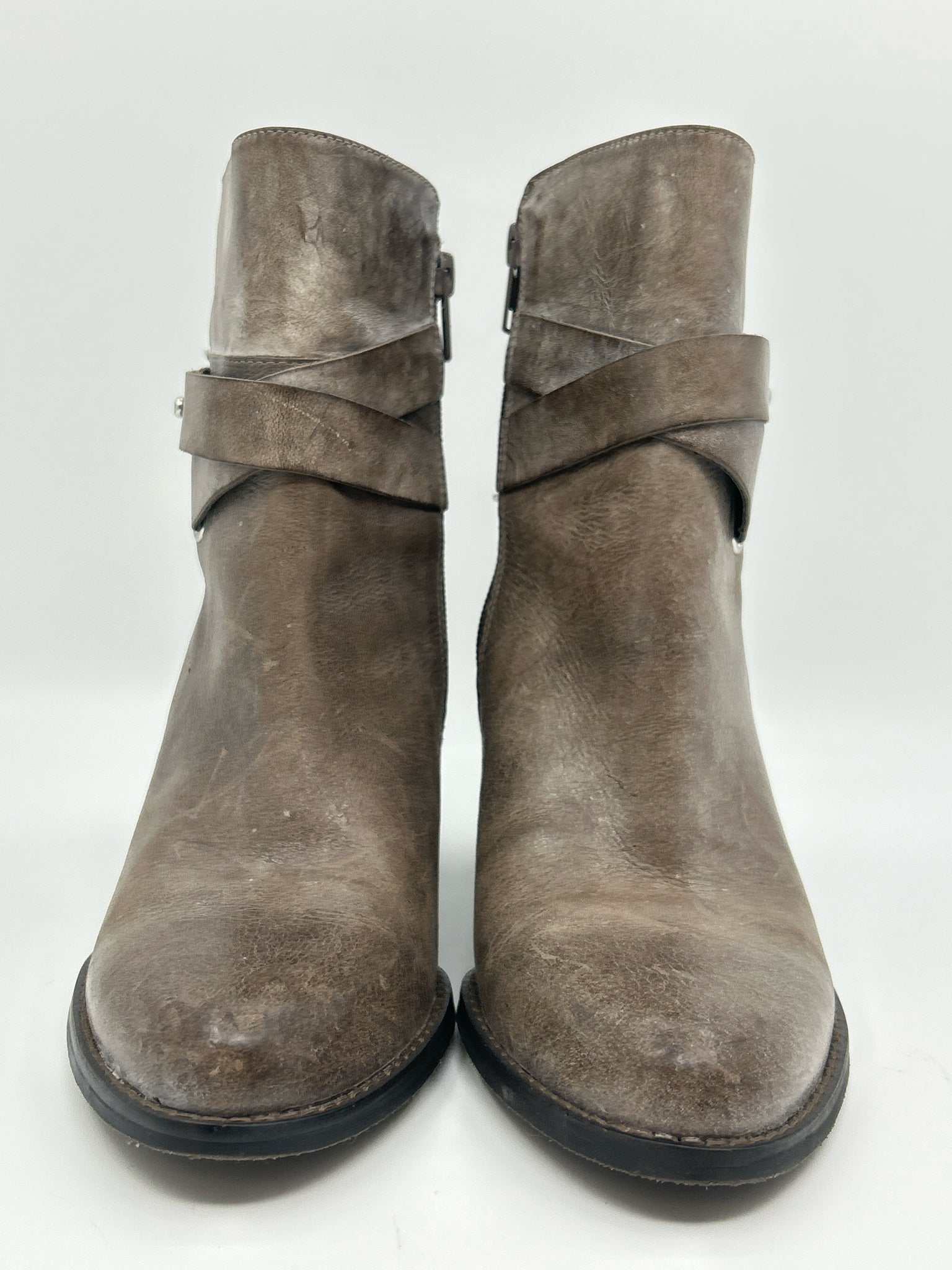 ARTURO CHIANG Size 8.5M Grey Women Booties