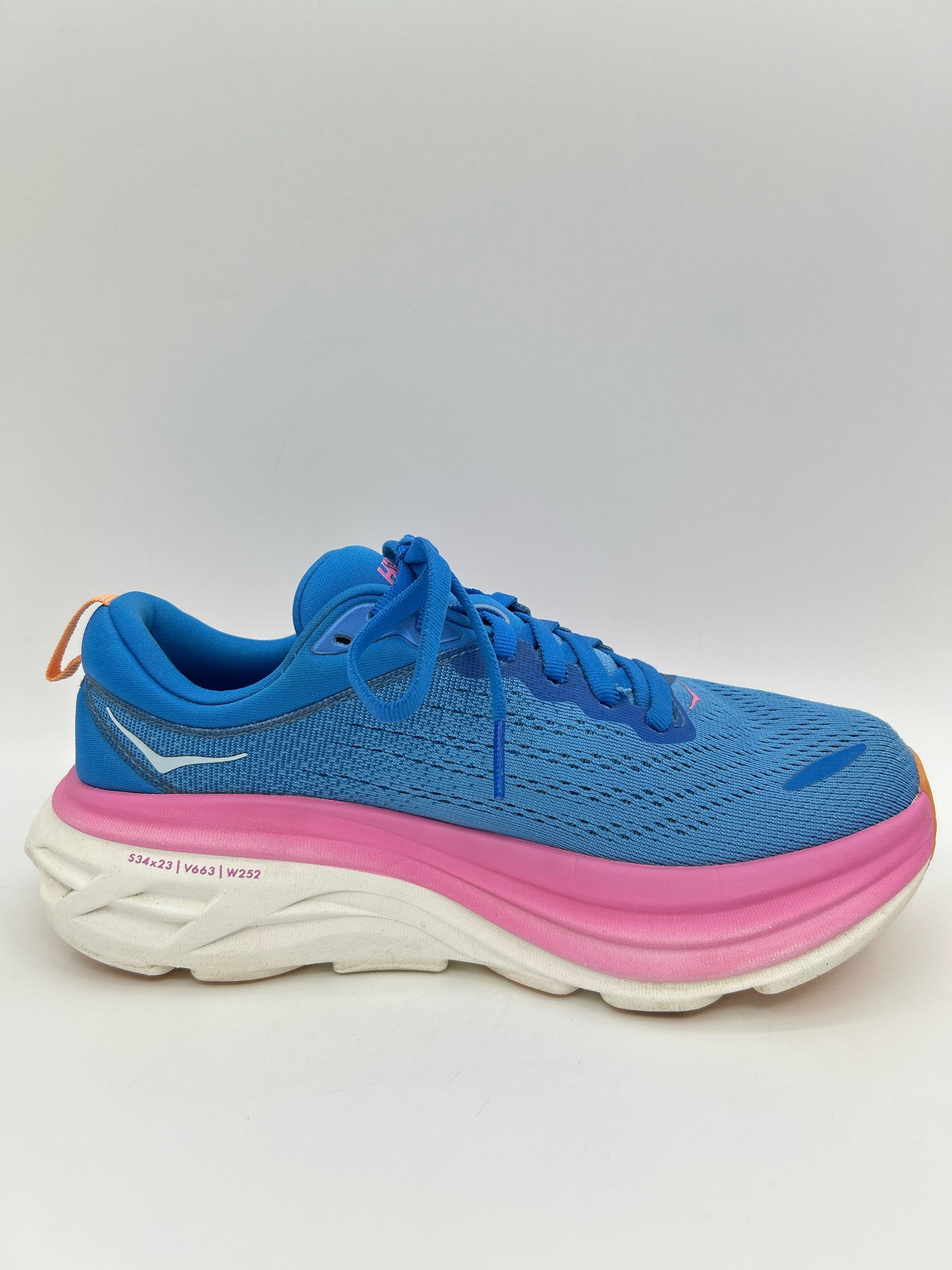 HOKA Size 6B BLUE AND PINK Women Sneakers