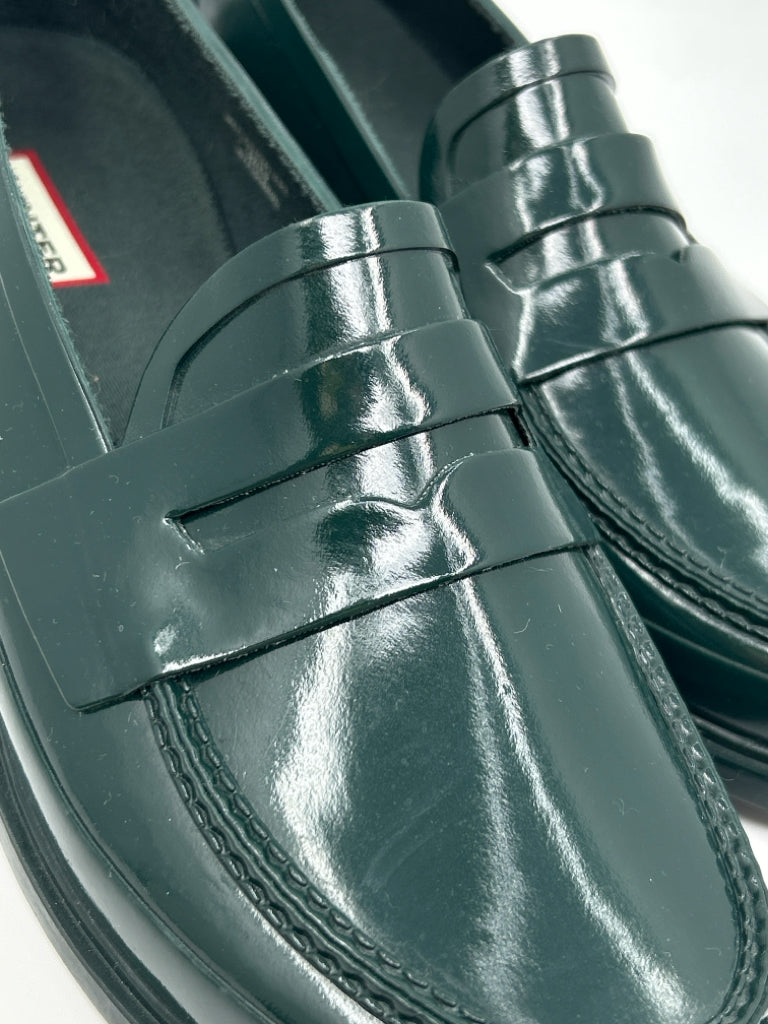 HUNTER Size 9 Pine Green Women's Loafer